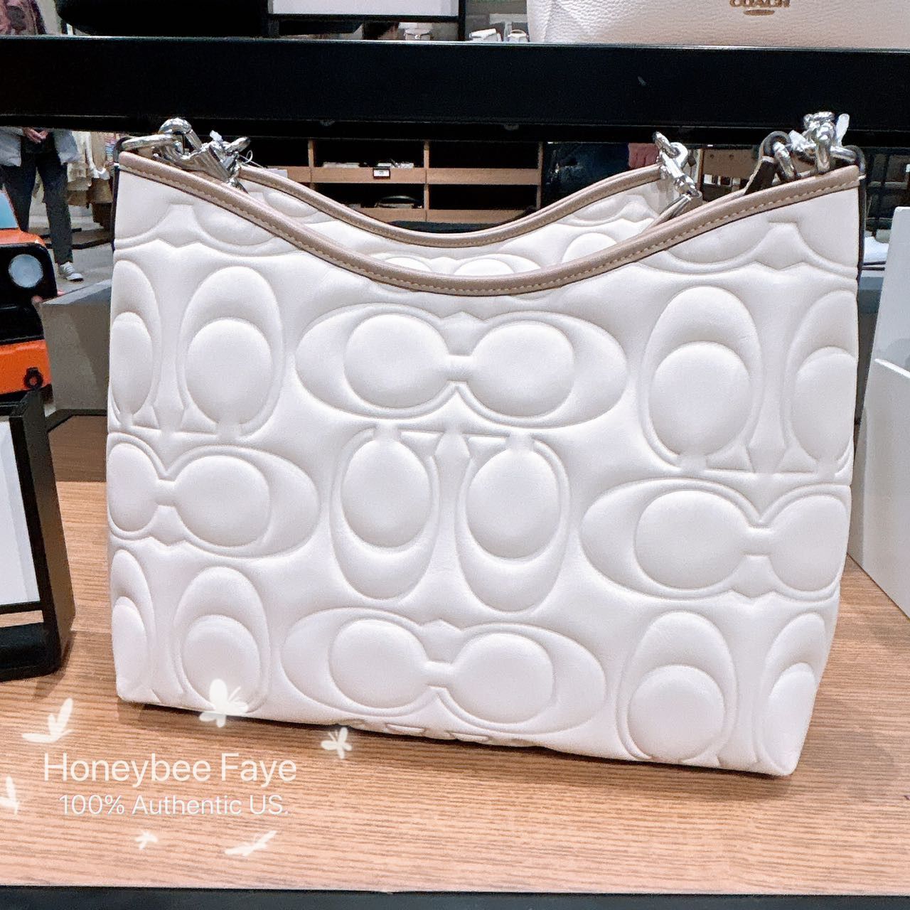 Coach Laurel Shoulder Bag In Blocked Signature Leather CZ184 Size ONE SIZE - 3 Thumbnail