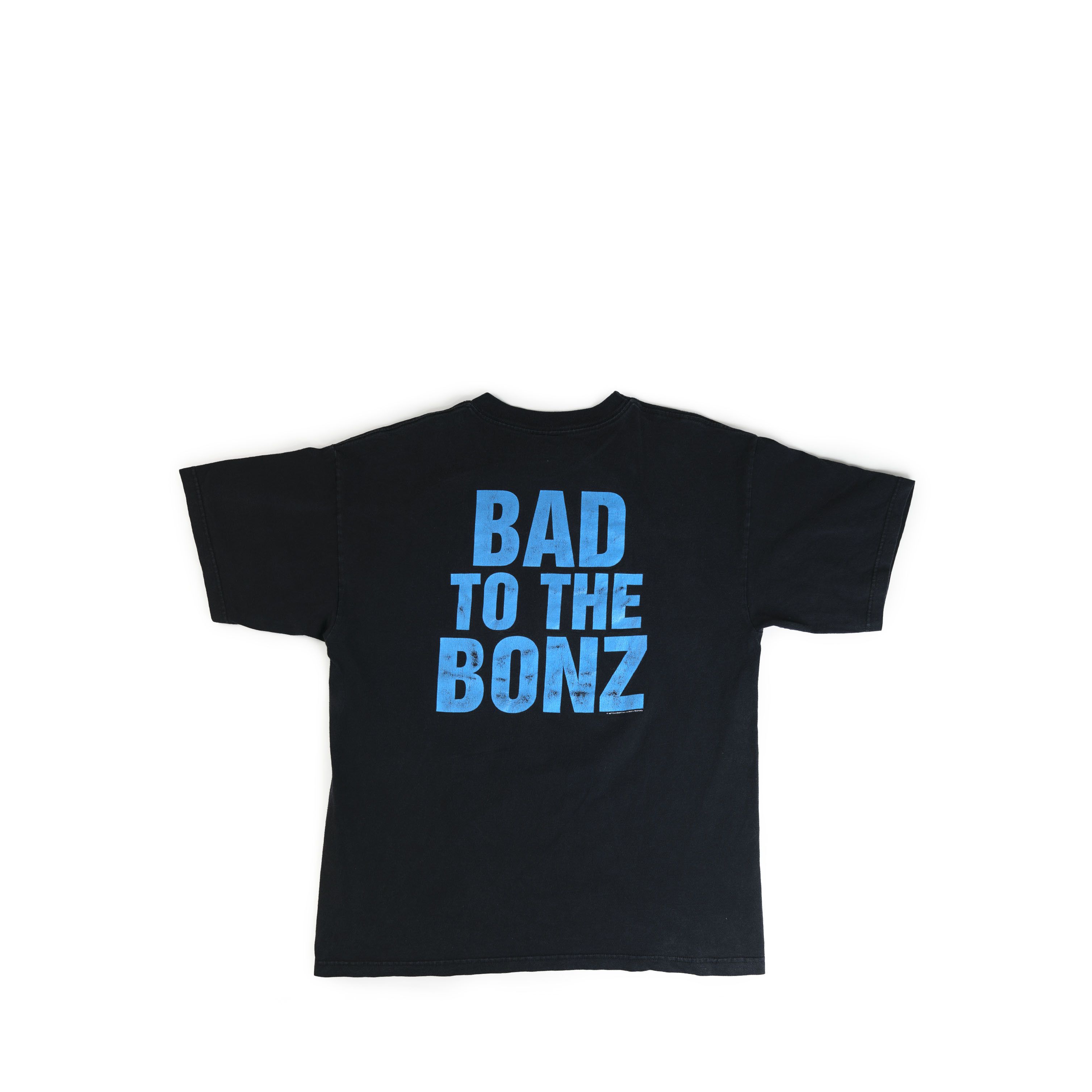 WWF Vintage 1998 Stone Cold Bad To The Bonz Bone Skull Tee Shirt Size US XL / EU 56 / 4 - 2 Thumbnail