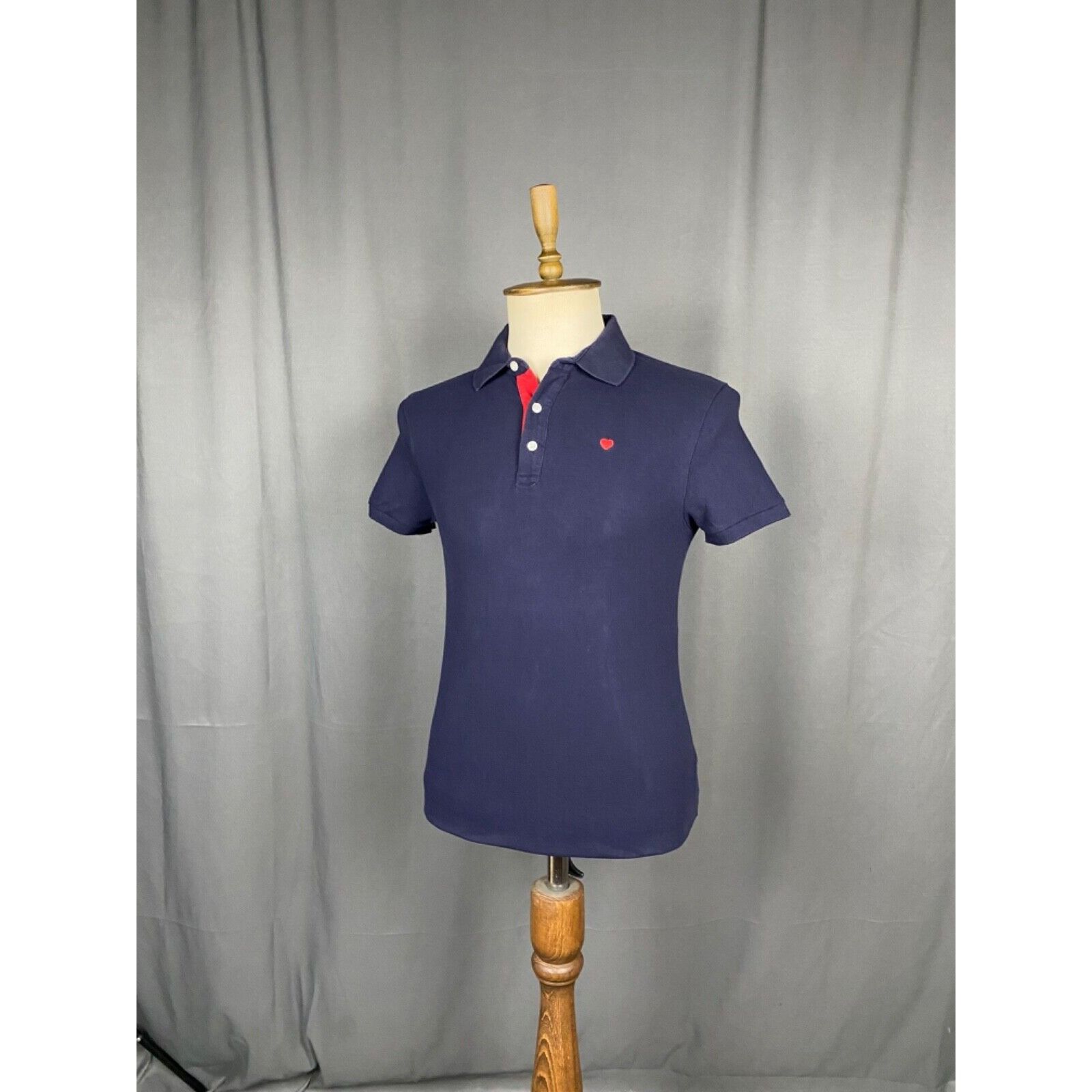 Moschino Moschino Small Logo VTG Men's Blue Polo T-Shirt Size M Size US M / EU 48-50 / 2 - 4 Thumbnail
