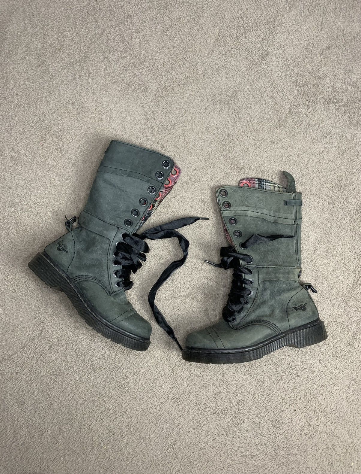 Martens Triumph 1914 vintage leather boots grunge punk