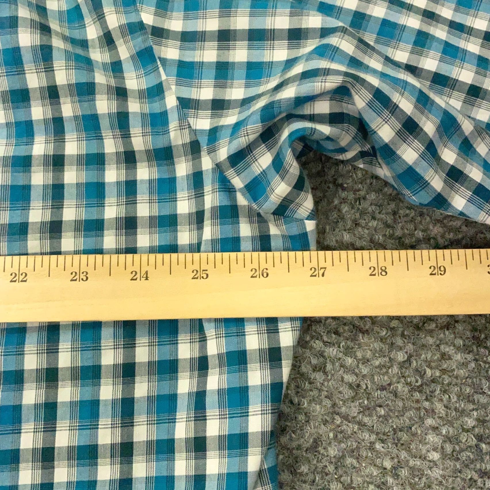 Wrangler VINTAGE Wrangler Mens Shirt 2XL Blue Plaid Button Up Short Sleeve Wrinkle Resistant Size US XXL / EU 58 / 5 - 8 Thumbnail