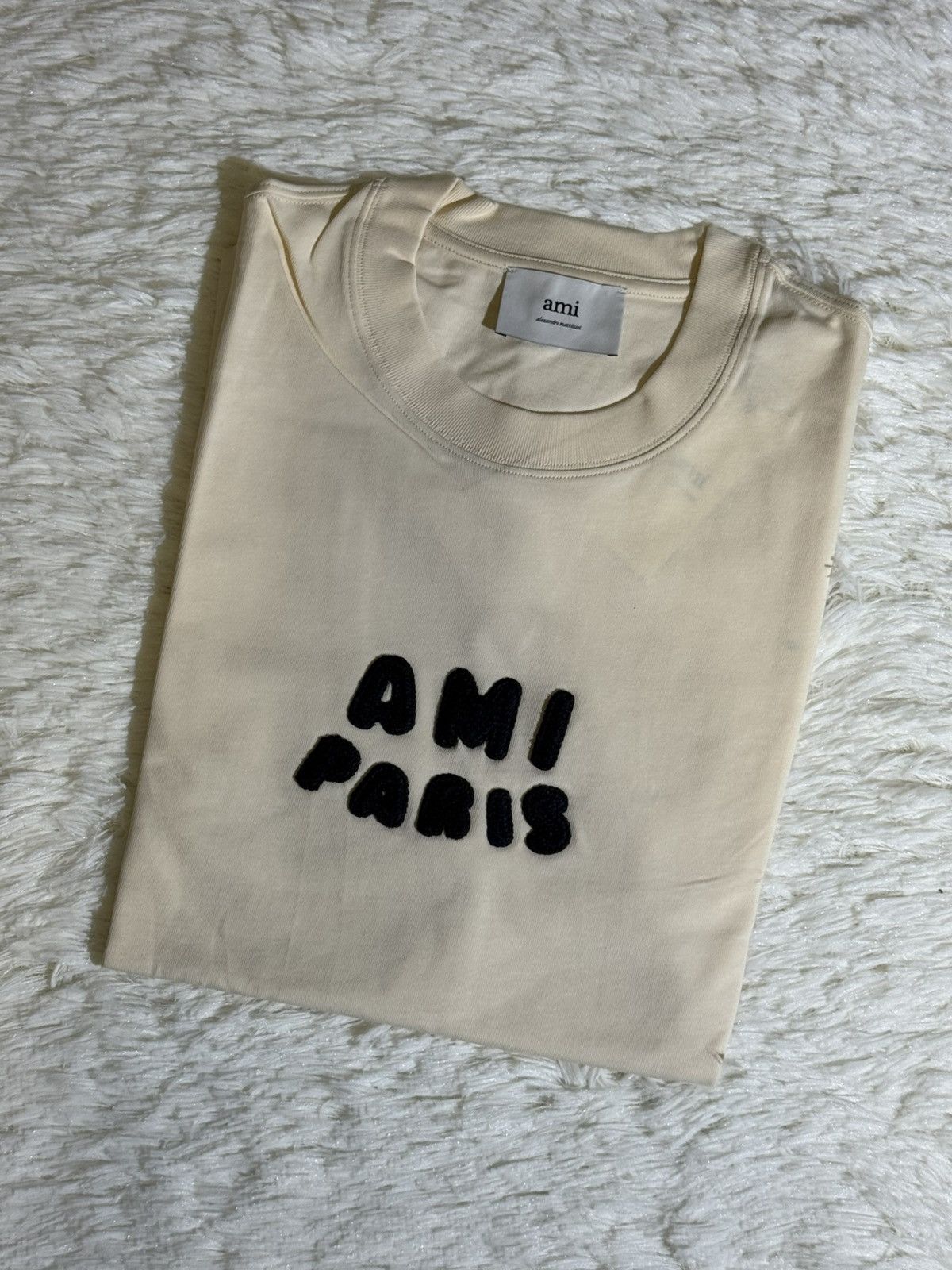AMI AMI PARIS Boxy Fit Organic Cotton Jersey T Shirt Size US M / EU 48-50 / 2 - 1 Thumbnail