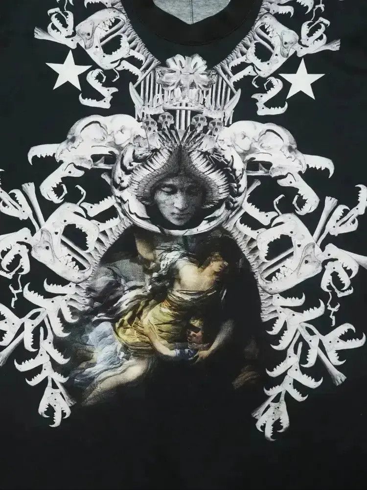Givenchy Givenchy 12FW Tisci Holy Angle Tee-2505 Size US L / EU 52-54 / 3 - 2 Thumbnail