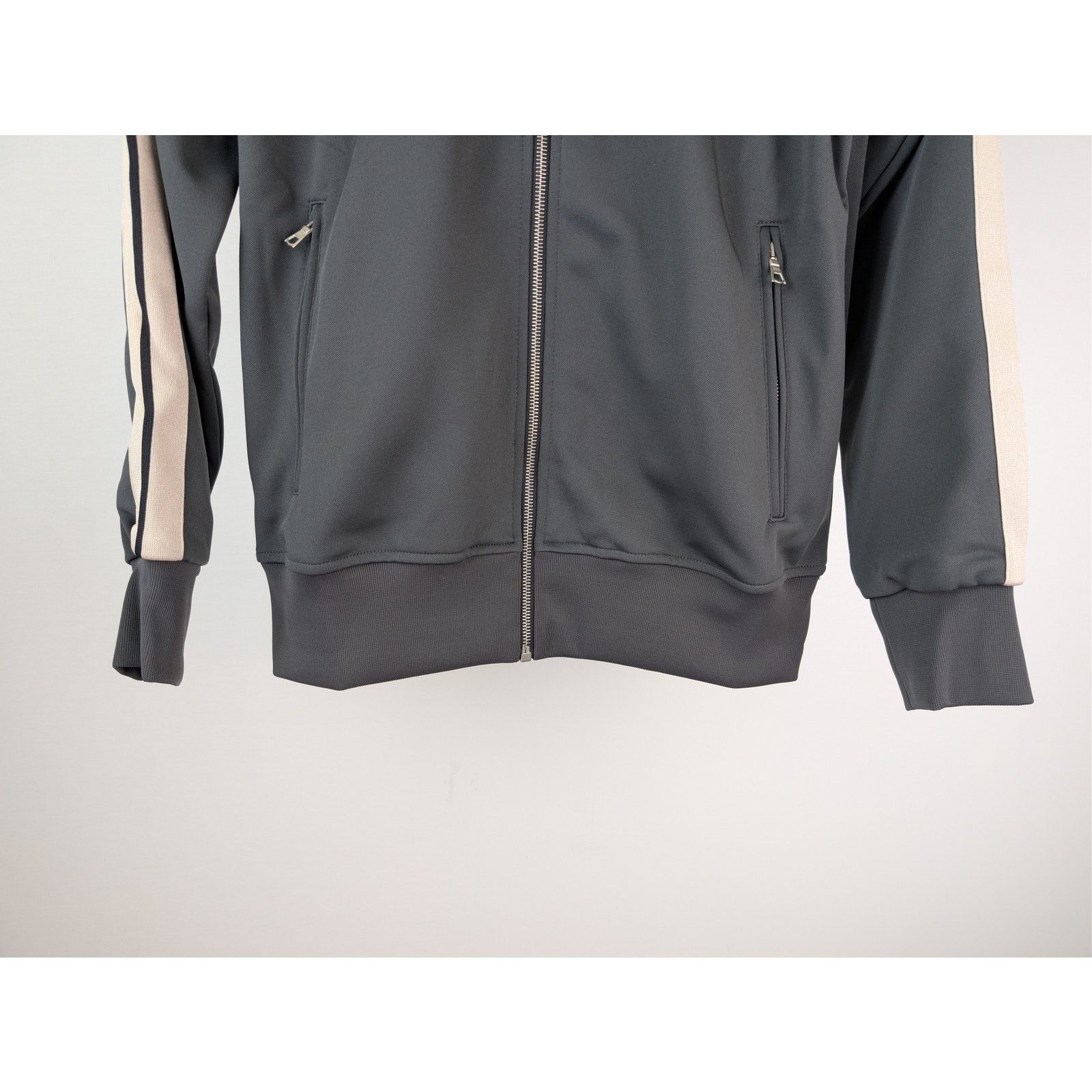 Palm Angels o1rshd1 New Classic Track Jacket in Dark Grey / White Size US M / EU 48-50 / 2 - 4 Thumbnail