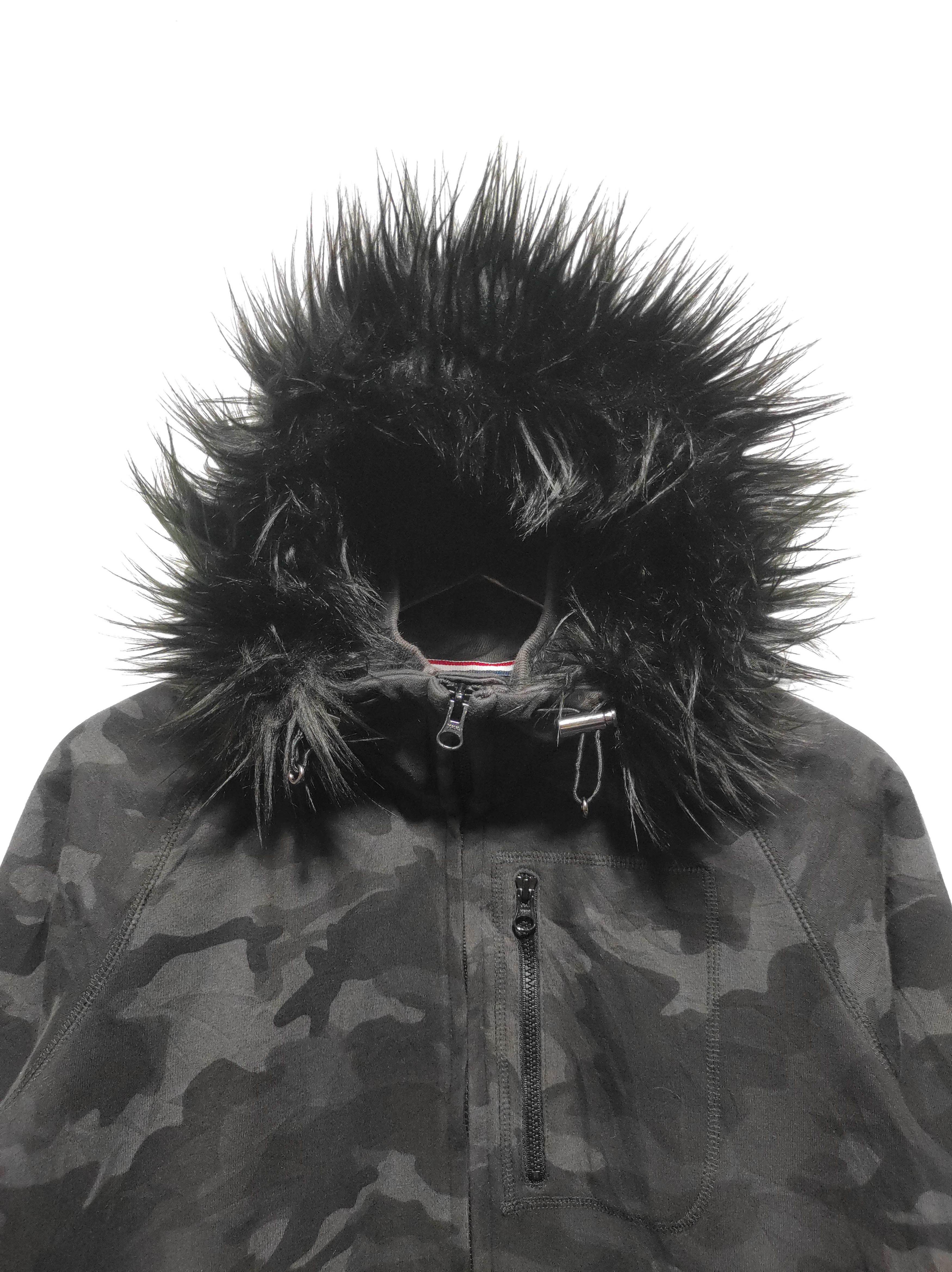 Beams Plus Beams Camo Double Zip Fur Hoodie IfSixWasNine LGB style Size US S / EU 44-46 / 1 - 4 Thumbnail