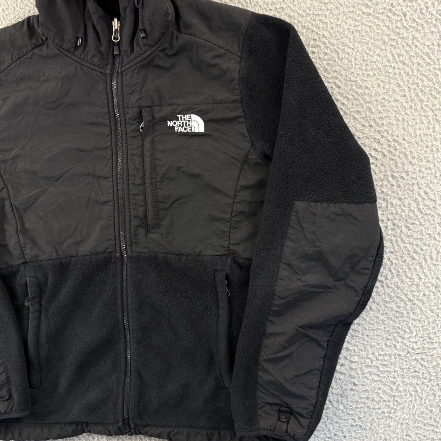 The North Face VINTAGE The North Face Denali Jacket Womens Medium Black Denali Hooded Zip Fleece Outdoor Size M / US 6-8 / IT 42-44 - 5 Thumbnail