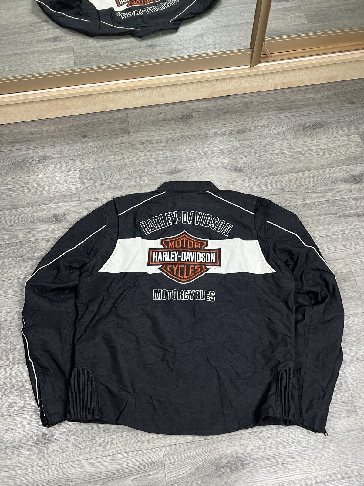 Harley Davidson HARLEY DAVIDSON MOTORCYCLES XL Vented Nylon Racing Jacket Size US XL / EU 56 / 4 - 2 Thumbnail