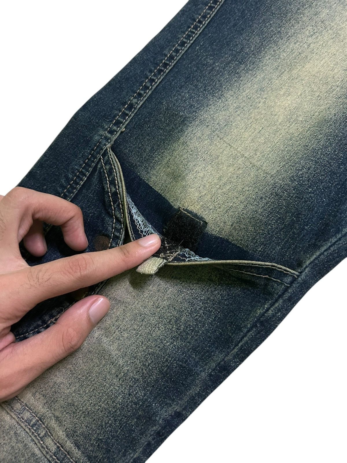 Japanese Brand × Kapital × Vintage FLARE Japanese Denim Jeans Rusty Mudwash Faded Rare Size US 27 - 12 Thumbnail