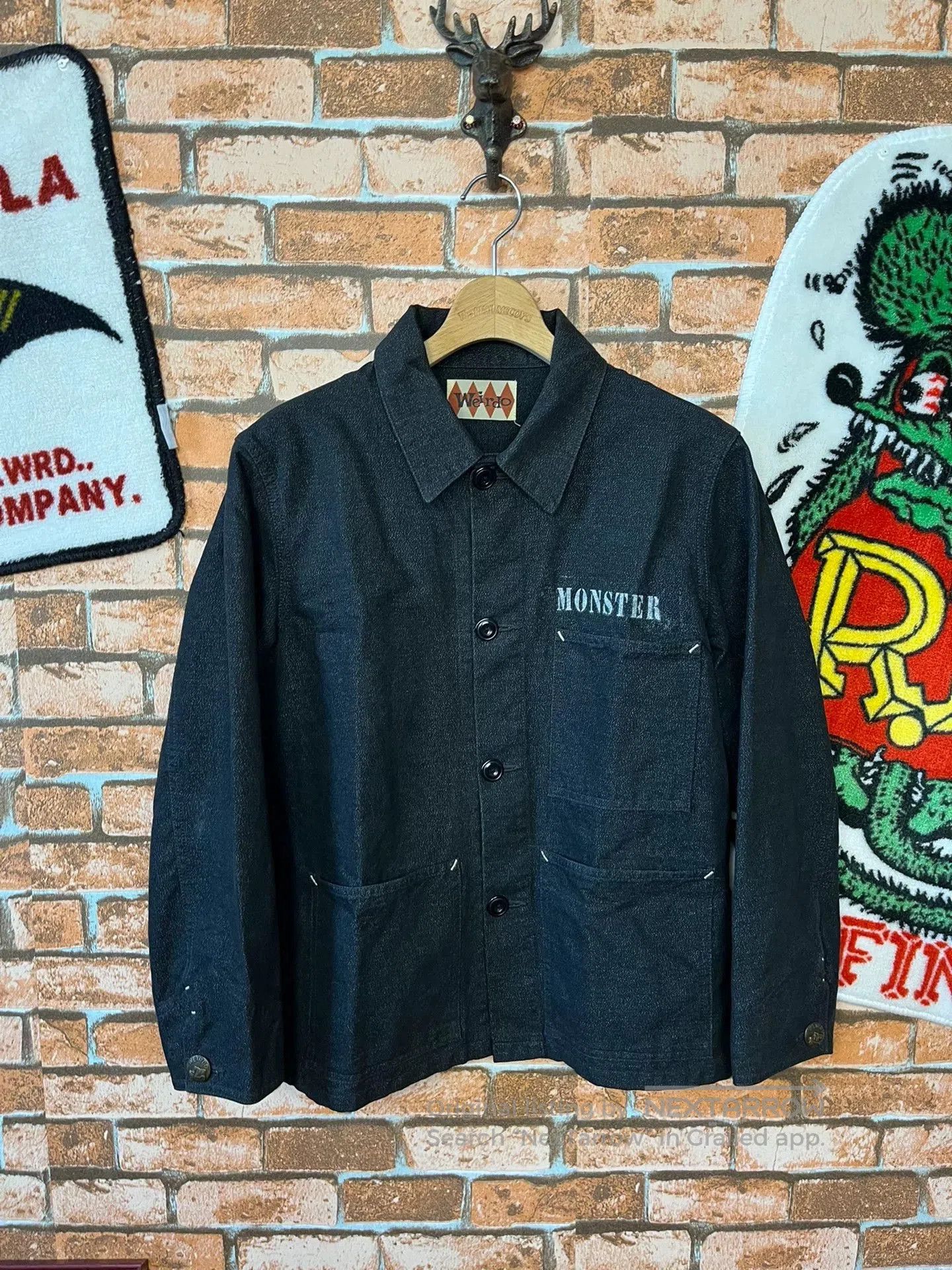 STRANGE MATTER Weirdo Thick Jacket with Copper Buttons. Size US S / EU 44-46 / 1 - 1 Thumbnail