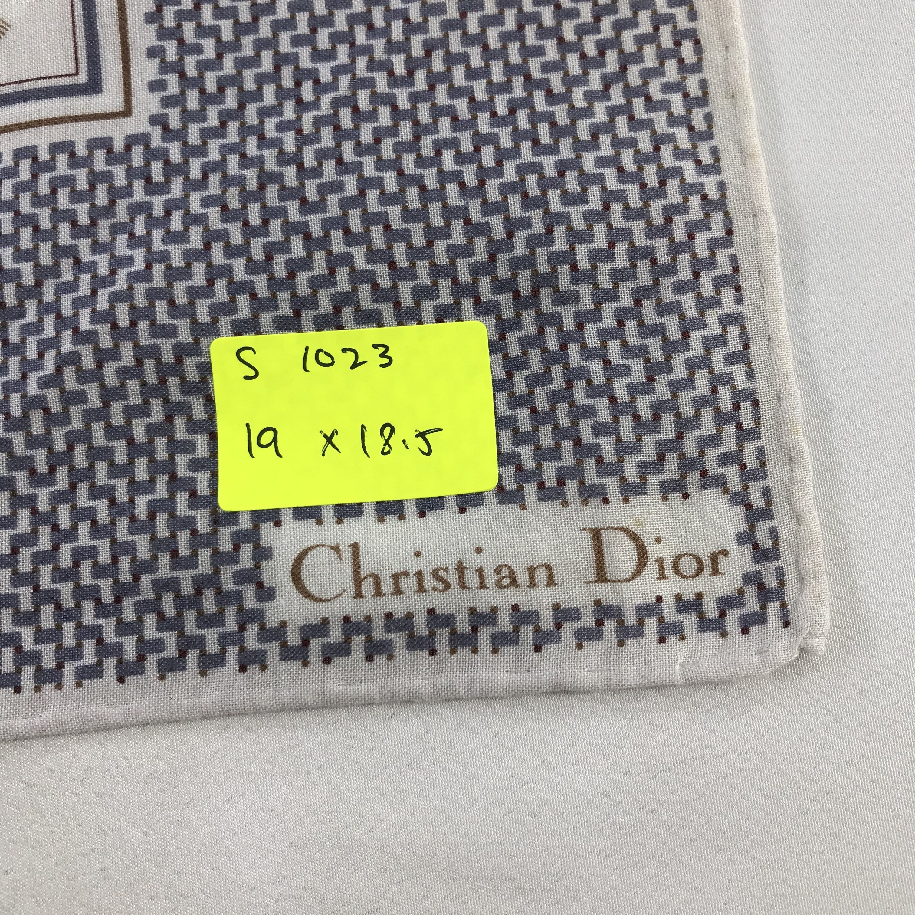 Vintage Christian Dior Neckerchief / Bandana / Handkerchief Size ONE SIZE - 5 Thumbnail