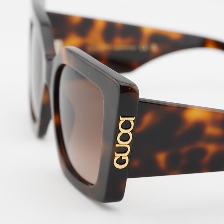 Gucci Gucci GG2039S 002 Sunglasses Havana Butterfly Frame, Brown Size ONE SIZE - 9 Thumbnail