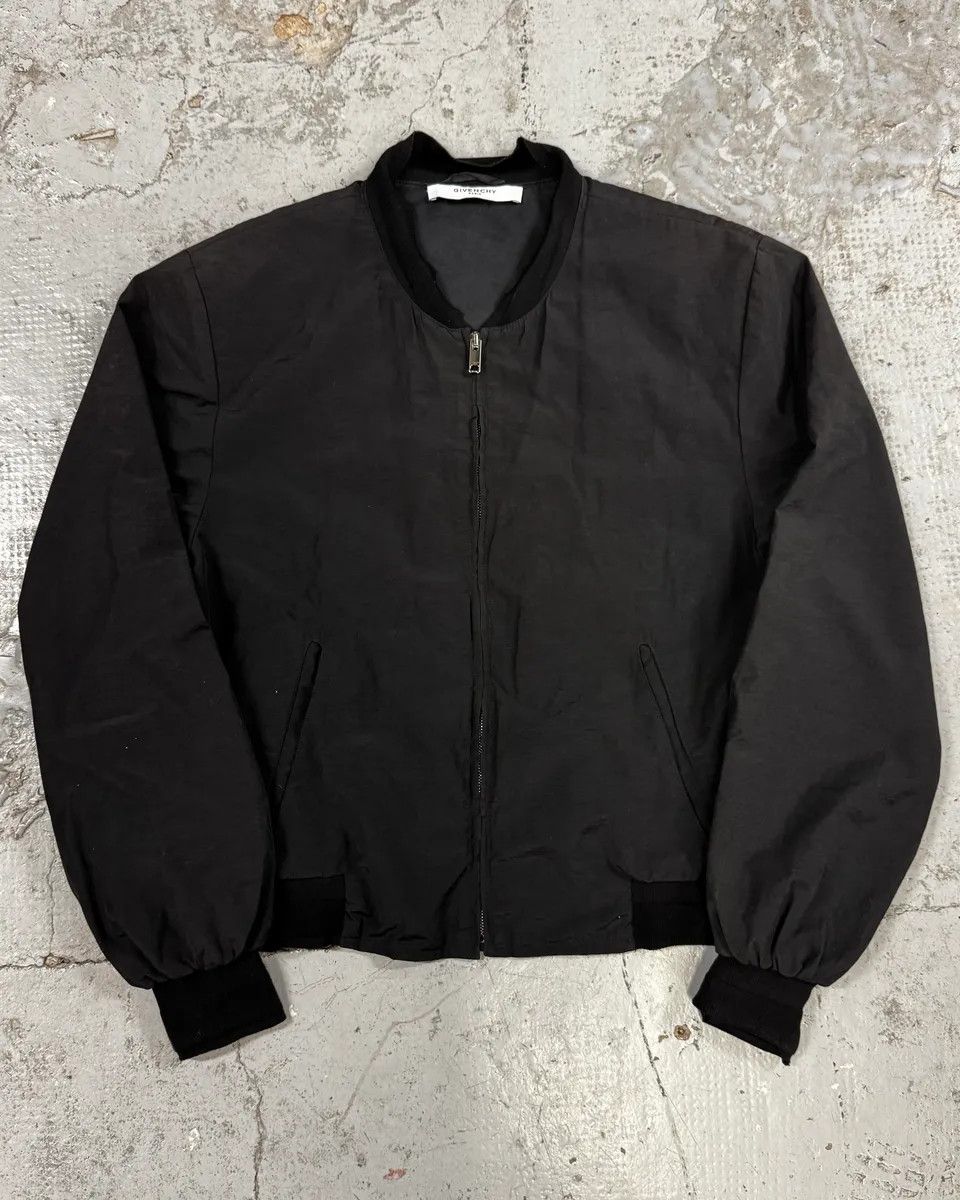 Givenchy 2010s Givenchy Black Bomber Nylon Jacket Size US S / EU 44-46 / 1 - 1 Thumbnail