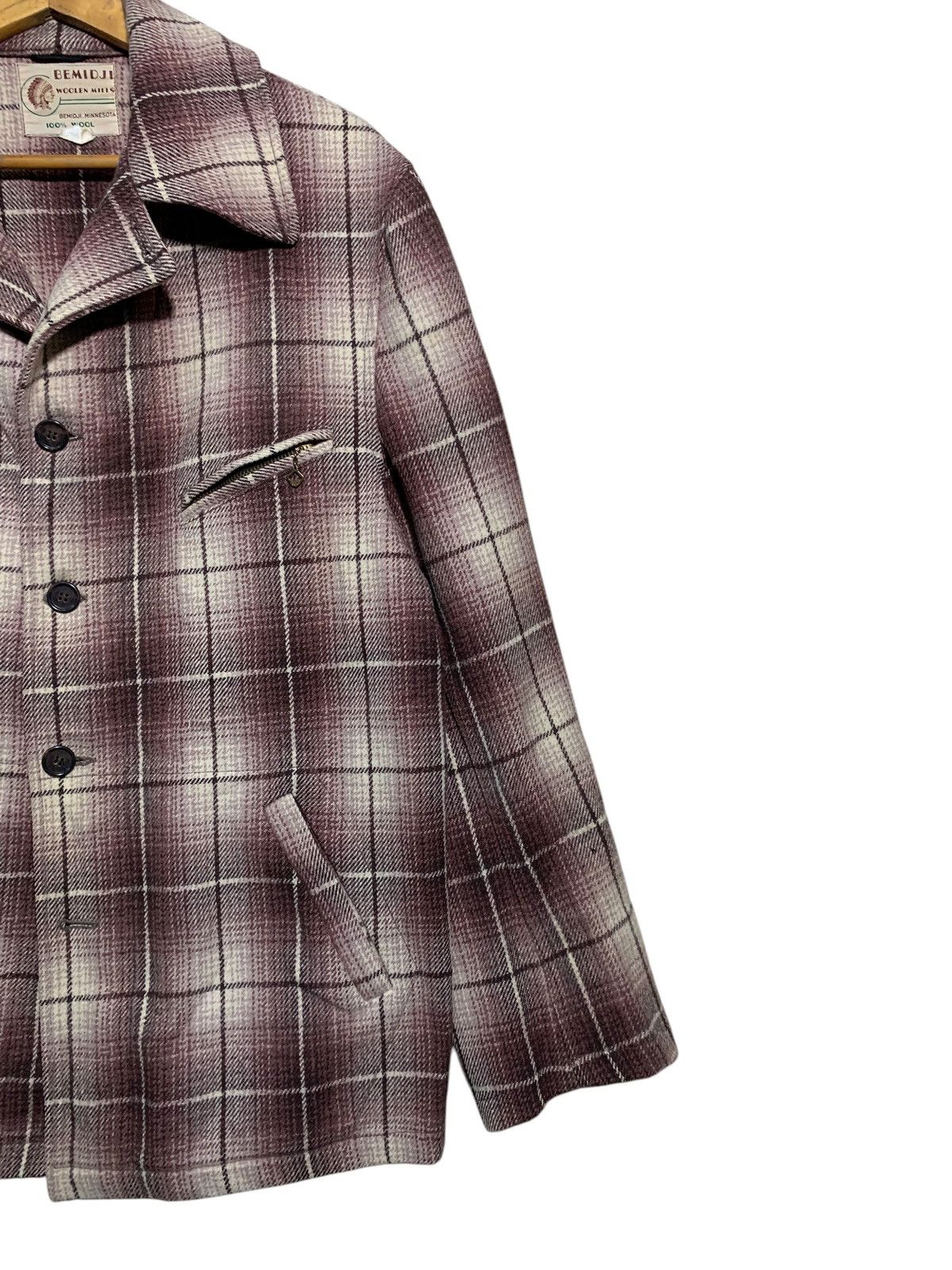Vintage × Woolrich Woolen Mills 🔥VTG 60s BEMIDJI WOOLEN MILLS SHADOW PLAID Size US M / EU 48-50 / 2 - 3 Thumbnail