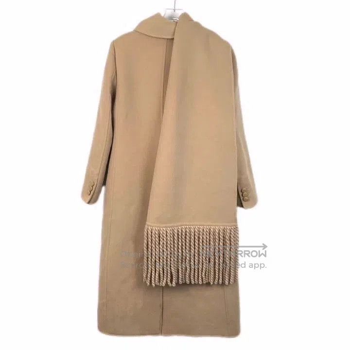 Fendi Fendi Brown Wool Double-Breasted Coat. Size US S / EU 44-46 / 1 - 2 Thumbnail