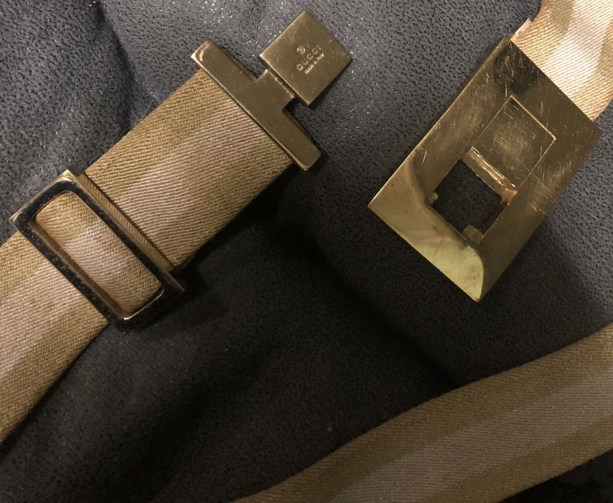 Gucci × Vintage Vintage Gucci Belt Elastic Stretchable Unisex Size ONE SIZE - 6 Thumbnail