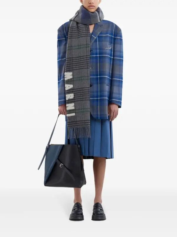 Marni o1w1db11125 Size :OS /Reverse Shoulder Bag in Black/Blue Size ONE SIZE - 5 Thumbnail