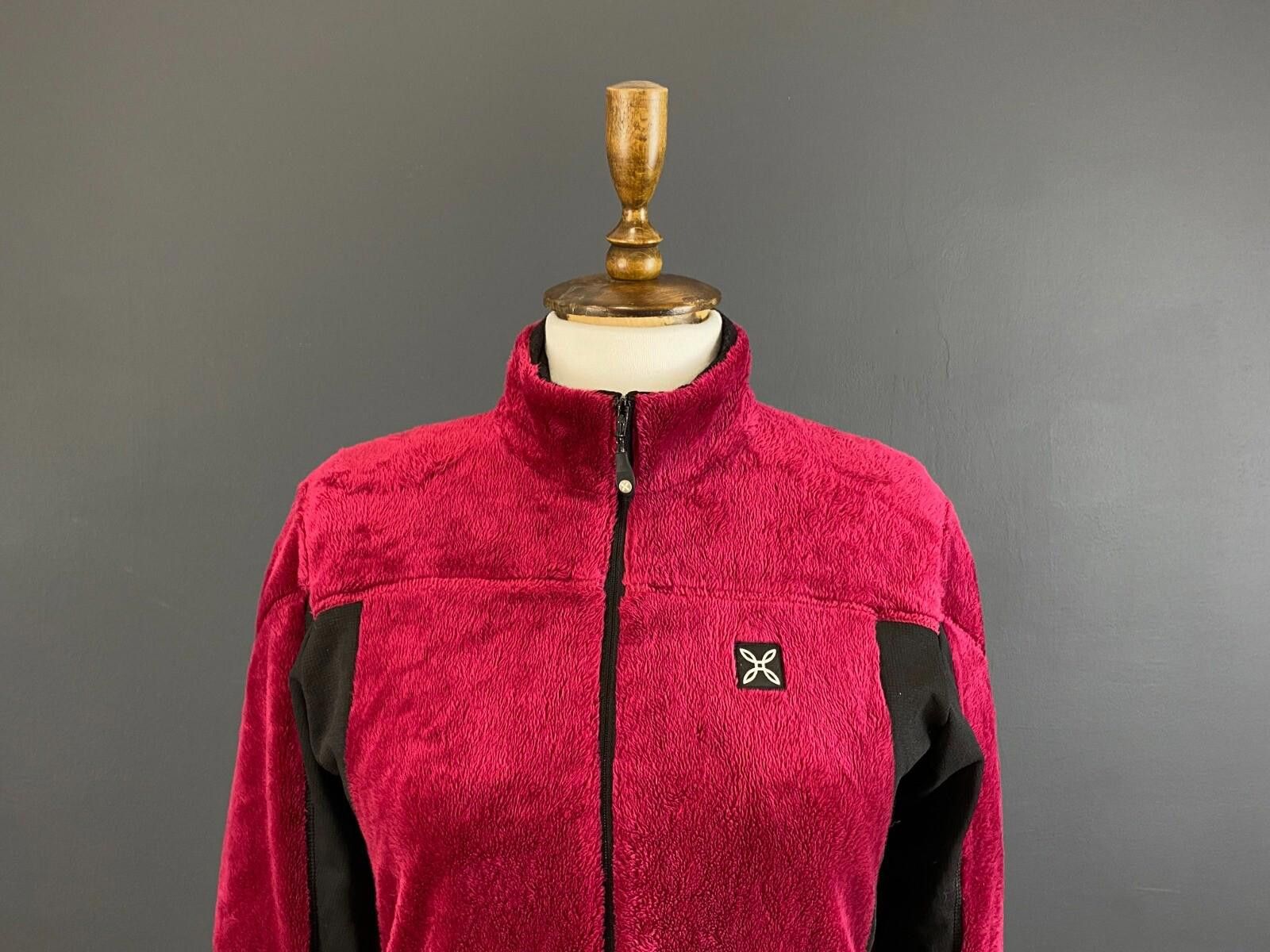 Designer Montura The Ergonomic Equipage Burgundy Fleece Jacket Size M Size M / US 6-8 / IT 42-44 - 2 Thumbnail