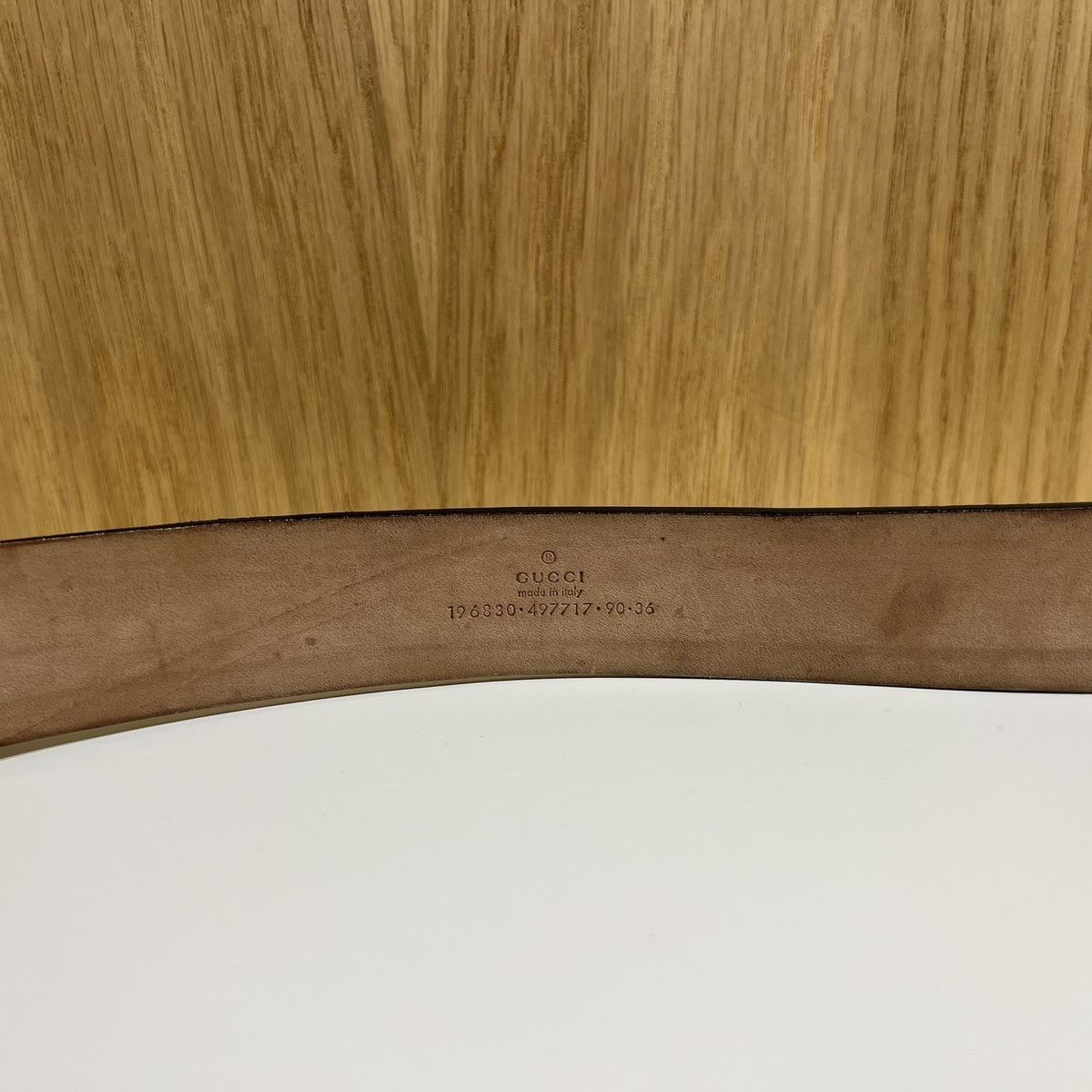 Gucci 🔹Gucci Metal Logo Patent Leather Belt 196830 Size ONE SIZE - 2 Thumbnail