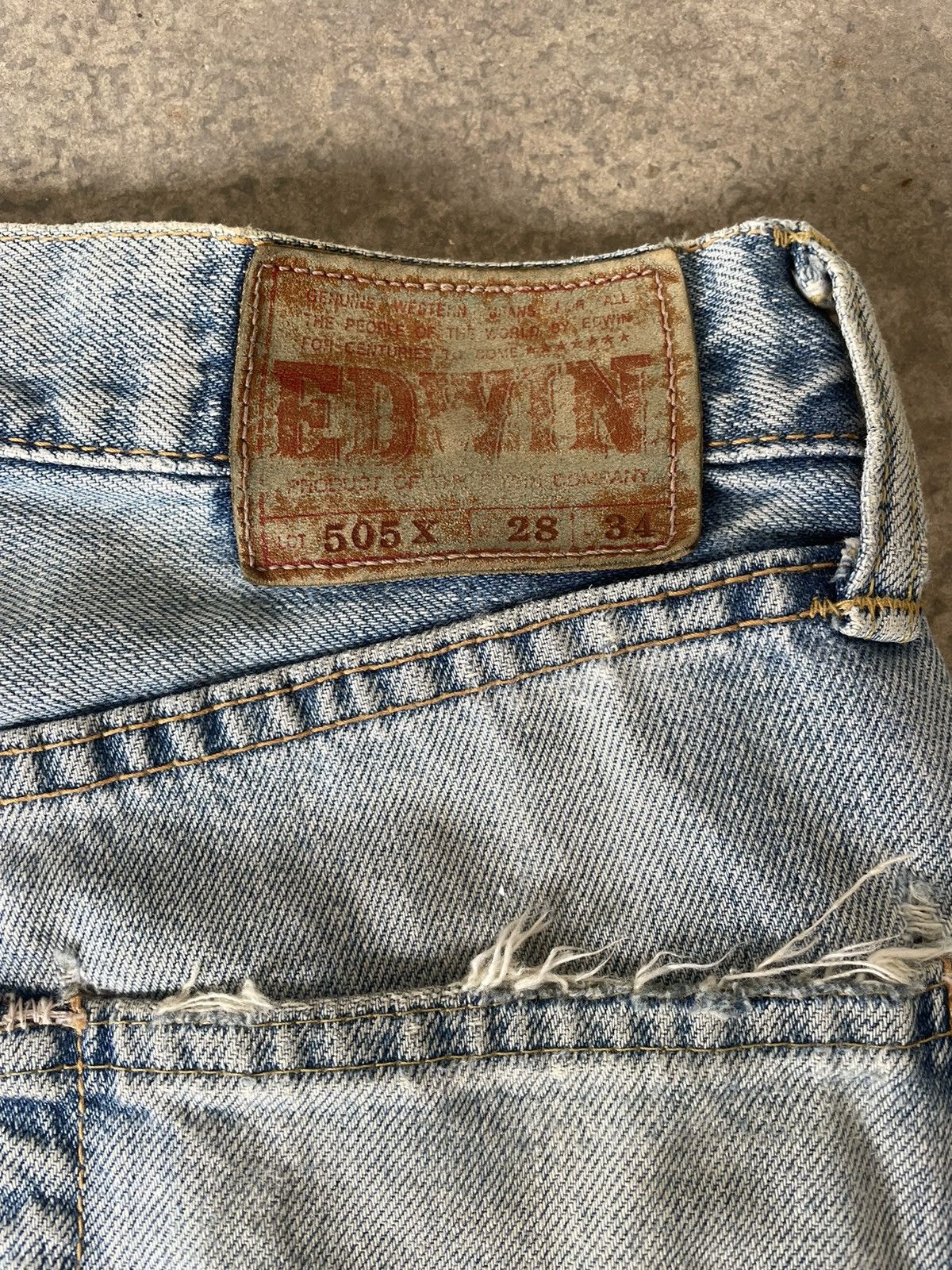 Vintage Edwin 505X Selvedge