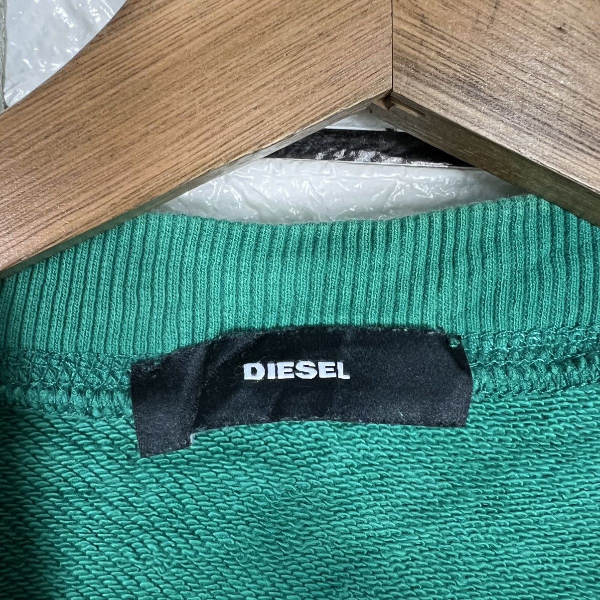 Diesel DIESEL Green Oversized Ruched Sleeve Hoodie #4260-C194 Size XS / US 0-2 / IT 36-38 - 11 Thumbnail