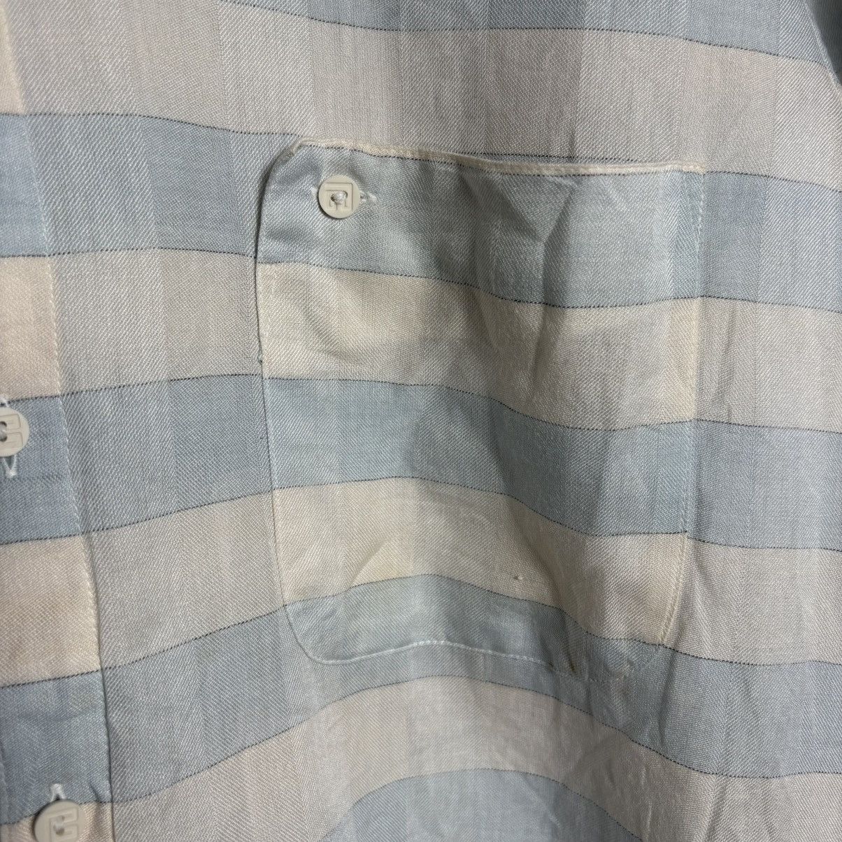 Balmain × Pierre Balmain Pierre Balmain Striped Pocket Shirt Size US L / EU 52-54 / 3 - 3 Thumbnail