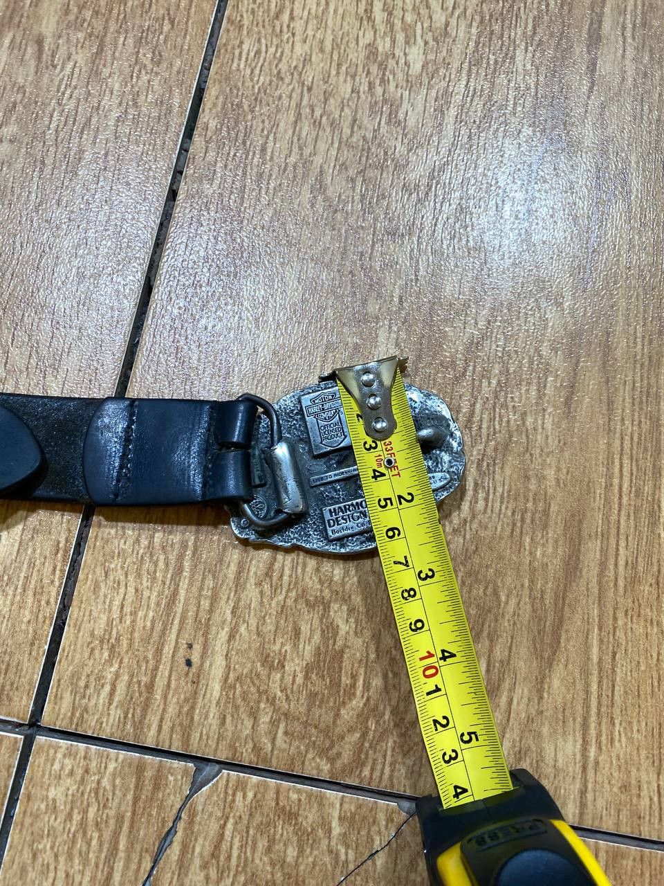 Harley Davidson Vintage Harley Davidson studded leather belt Size ONE SIZE - 17 Thumbnail
