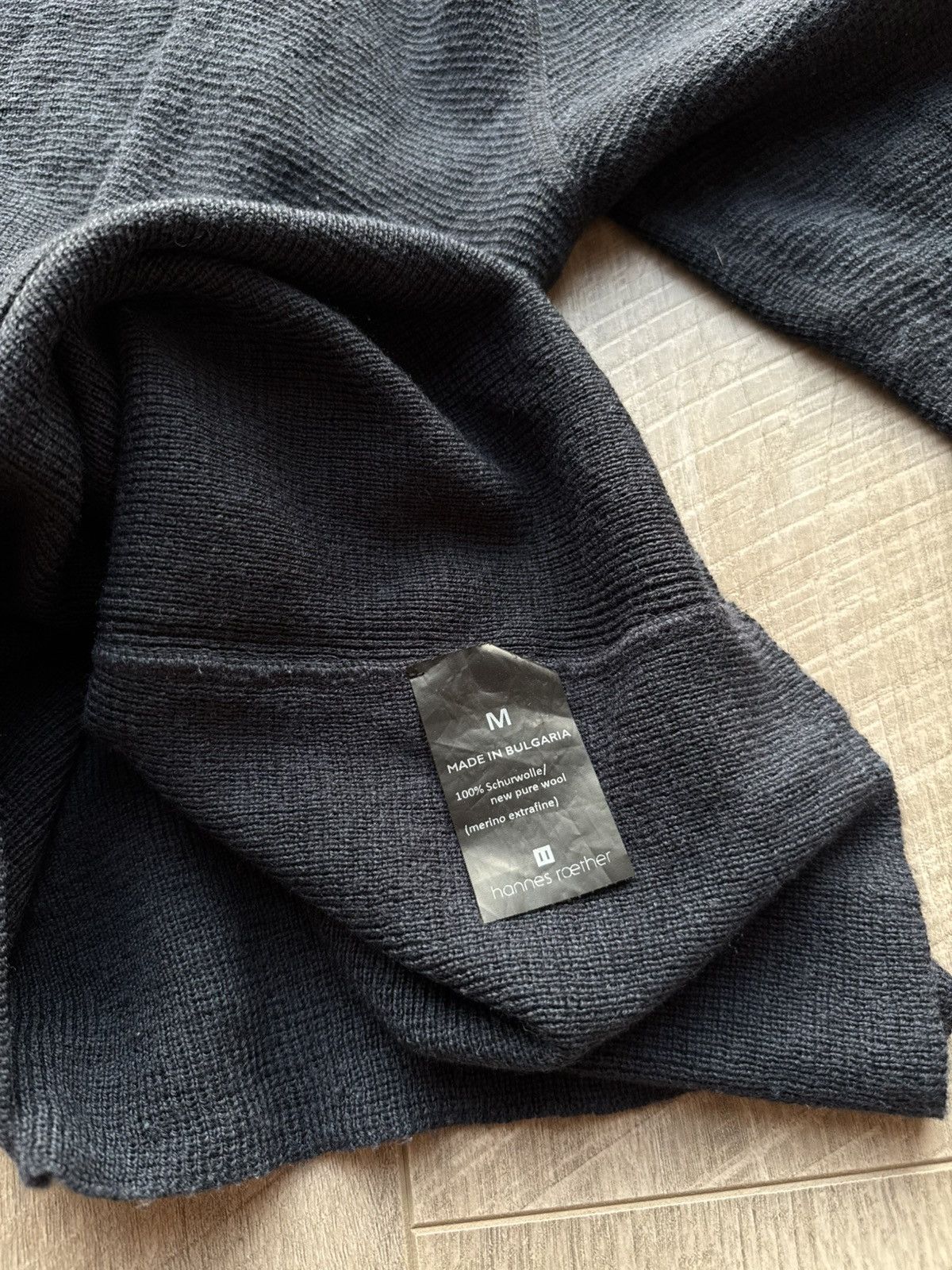 hannes roether Hannes Roether Wool Knitted Sweater Blue V Neck Size US M / EU 48-50 / 2 - 10 Thumbnail