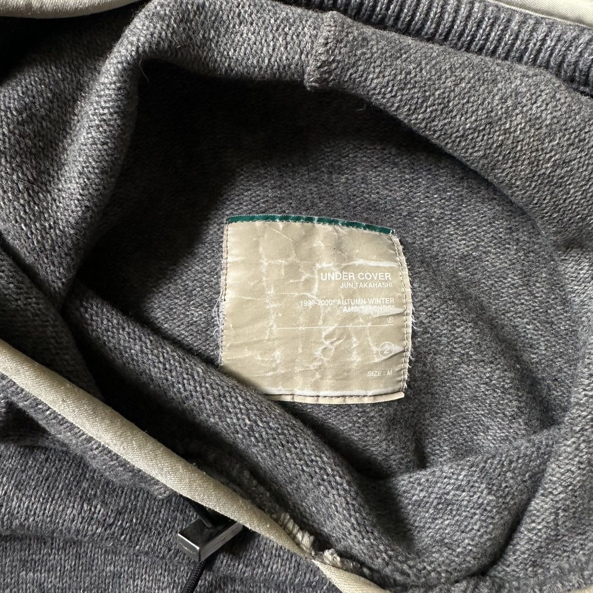 Undercover AW99 ‘Ambivalence’ Metal Draw String Hoodie Size US M / EU 48-50 / 2 - 6 Thumbnail