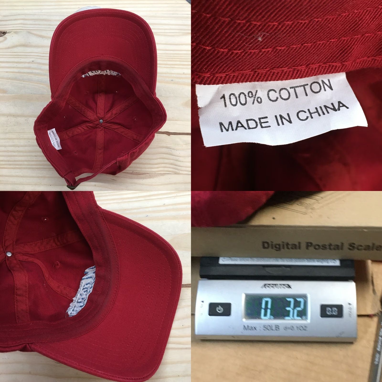 Vintage World of Masonry 08 Baseball Cap Hat Mens One Size Red Adjustable Embroidered Size ONE SIZE - 8 Thumbnail