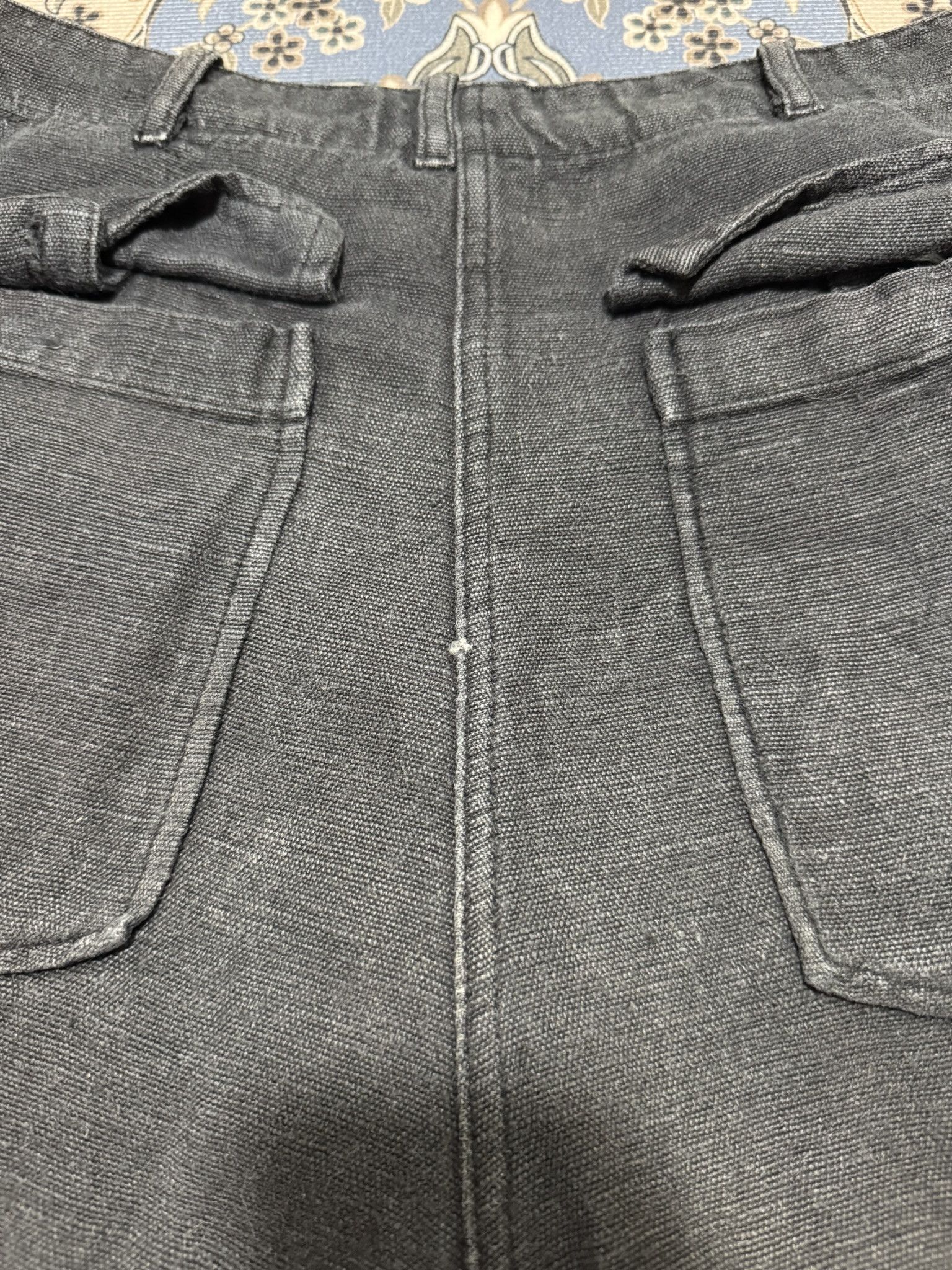 Japanese Brand × Menace Soul Power Multi Pocket Short Pants Heavy Cotton Sun Faded Size US 29 - 7 Thumbnail
