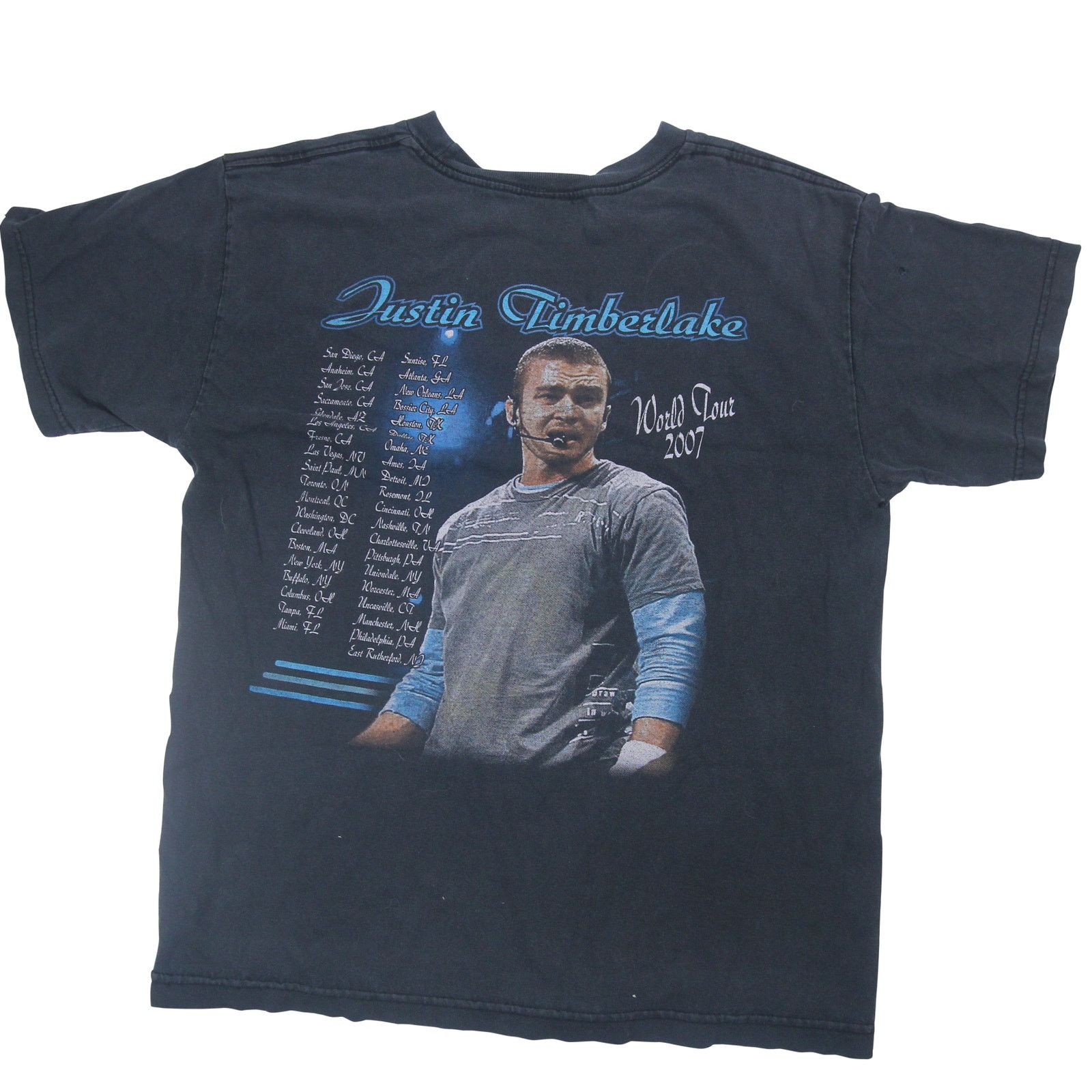 Rap Tees × Vintage Vintage Y2k 2007 Justin Timberlake Rap Tee Size US M / EU 48-50 / 2 - 4 Thumbnail