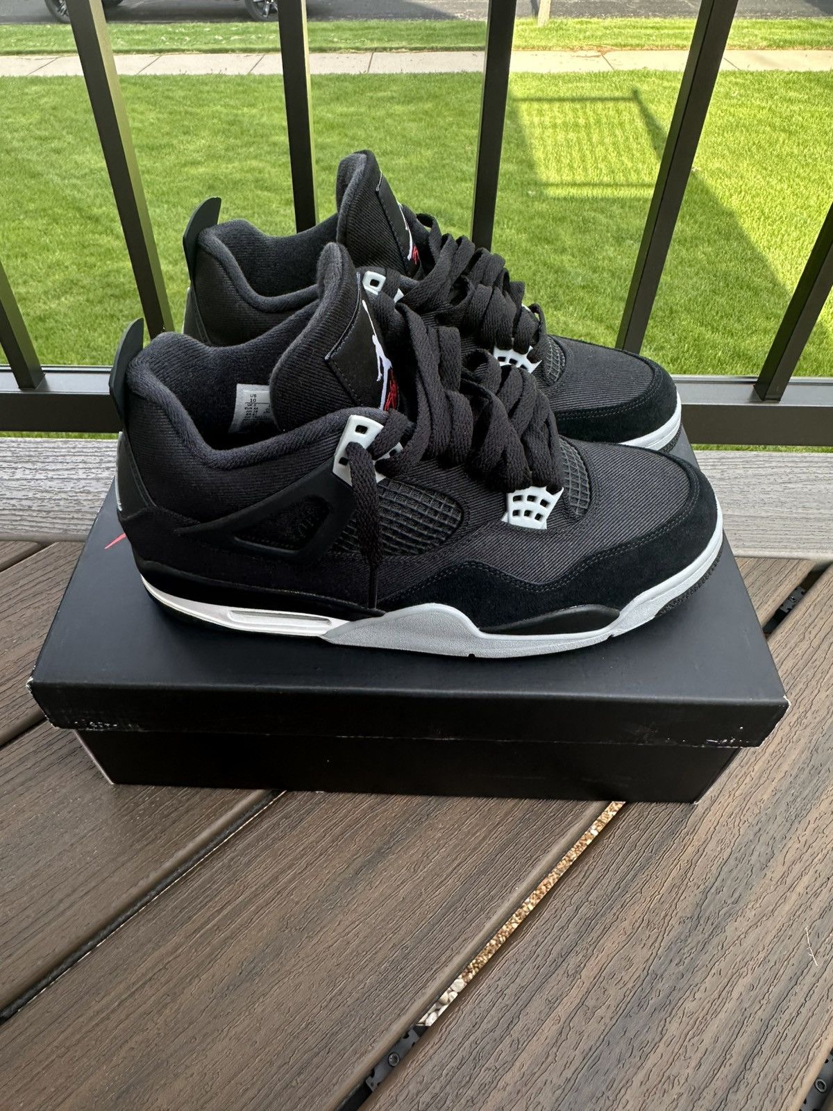 Jordan Brand × Other Air Jordan 4 “Black Canvas” Size US 10 / EU 43 - 3 Thumbnail