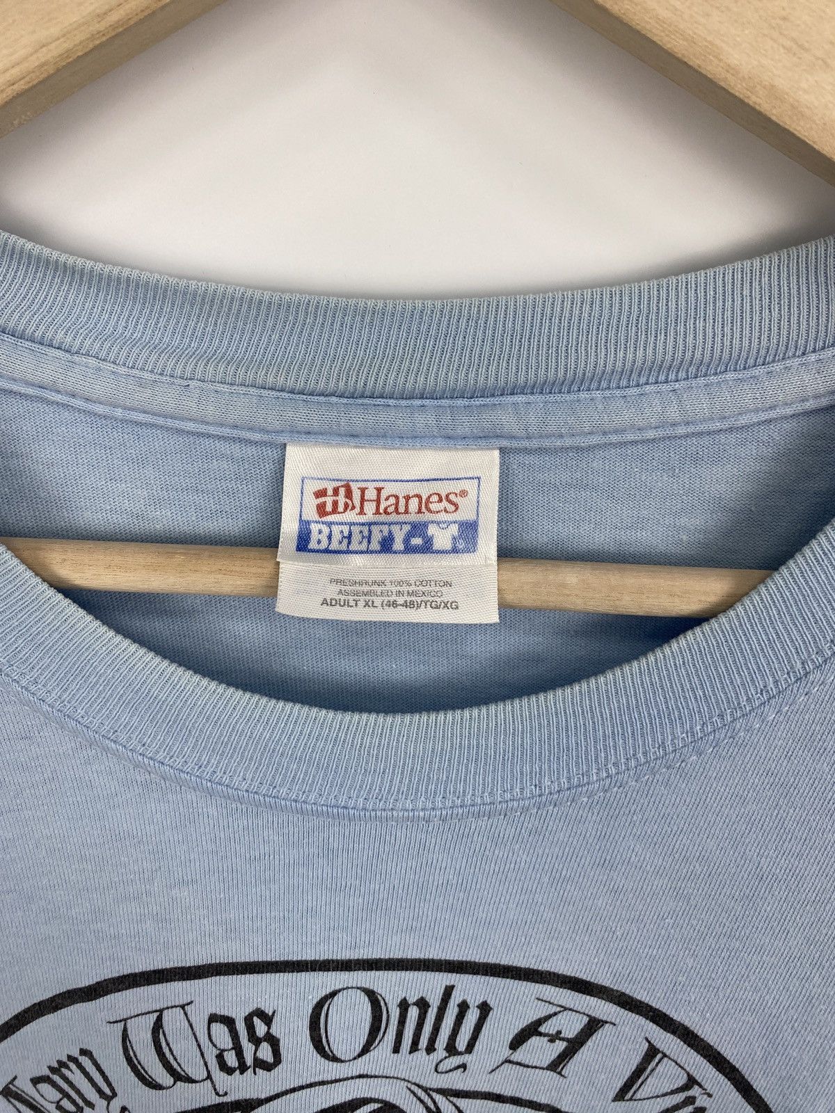 Hanes × Vintage 🥵 Vintage 90s Milf Humor t-shirt Mary was only a Virgin Size US XL / EU 56 / 4 - 5 Thumbnail