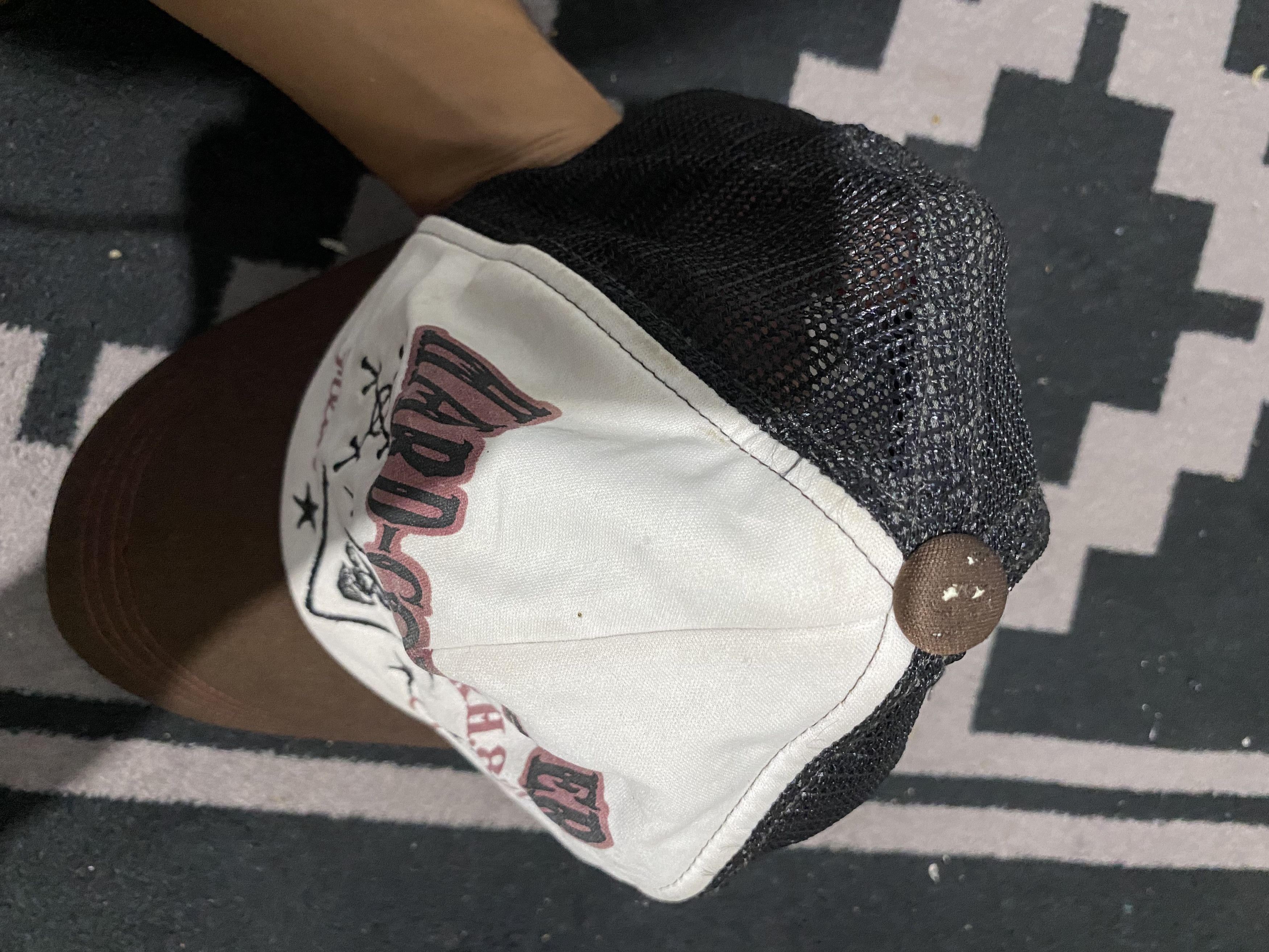 Japanese Brand Hardcore rider punk trucker hats kapital style Size ONE SIZE - 4 Thumbnail
