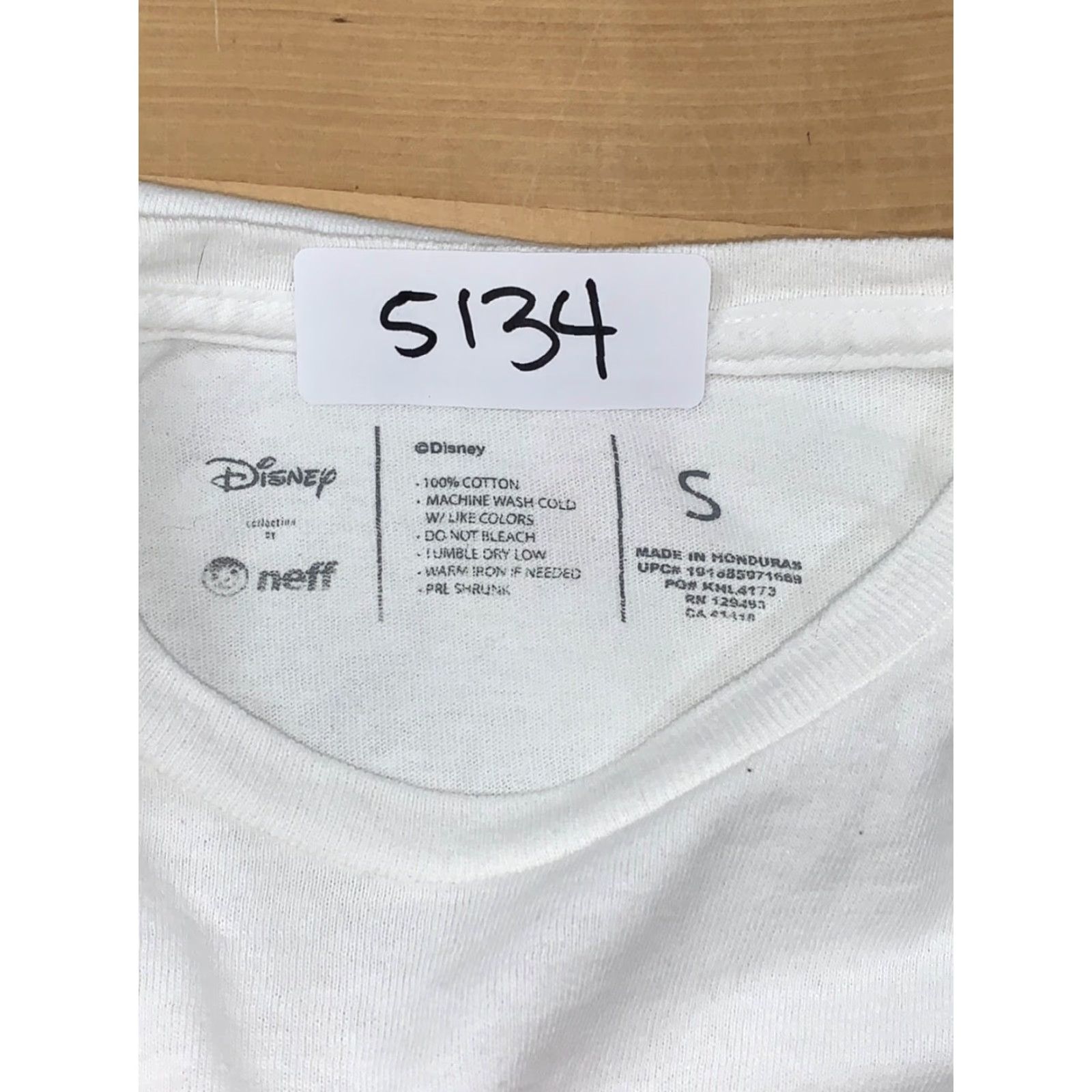 Disney Neff x Disney Mickey Mouse T Shirt Small White Short Sleeve Casual #5134 Size US S / EU 44-46 / 1 - 4 Thumbnail