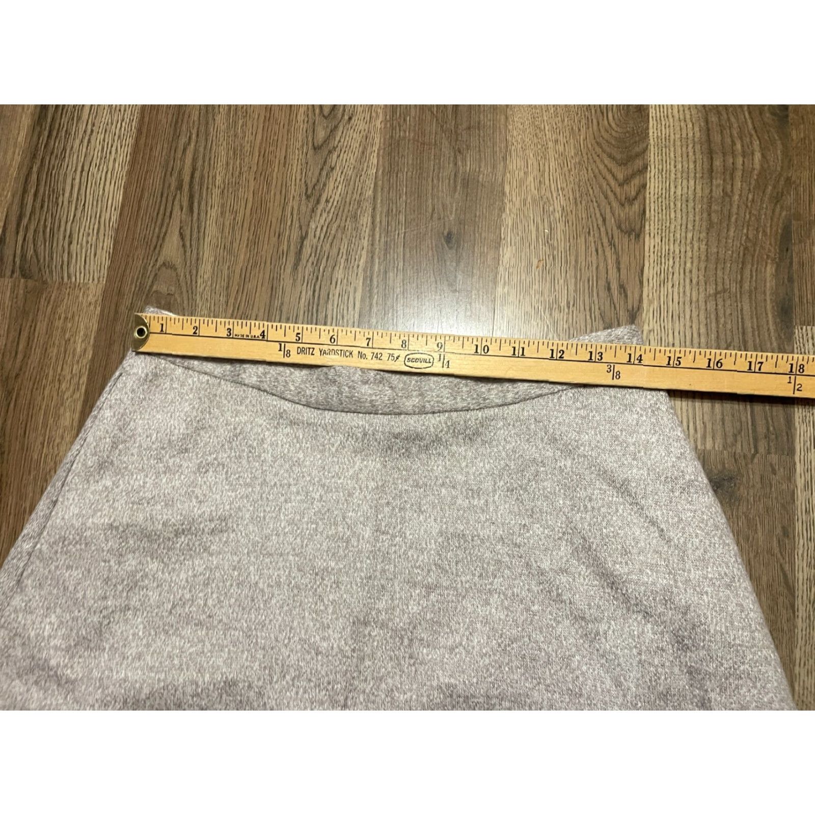 Banana Republic Banana Republic Skirt, Women's Size 6, A-line, Back Zip, White Gray, Lined, Short, Casual, Regular, Fall Spring Summer, Womens, Skirt Size 28" / US 6 / IT 42 - 5 Thumbnail