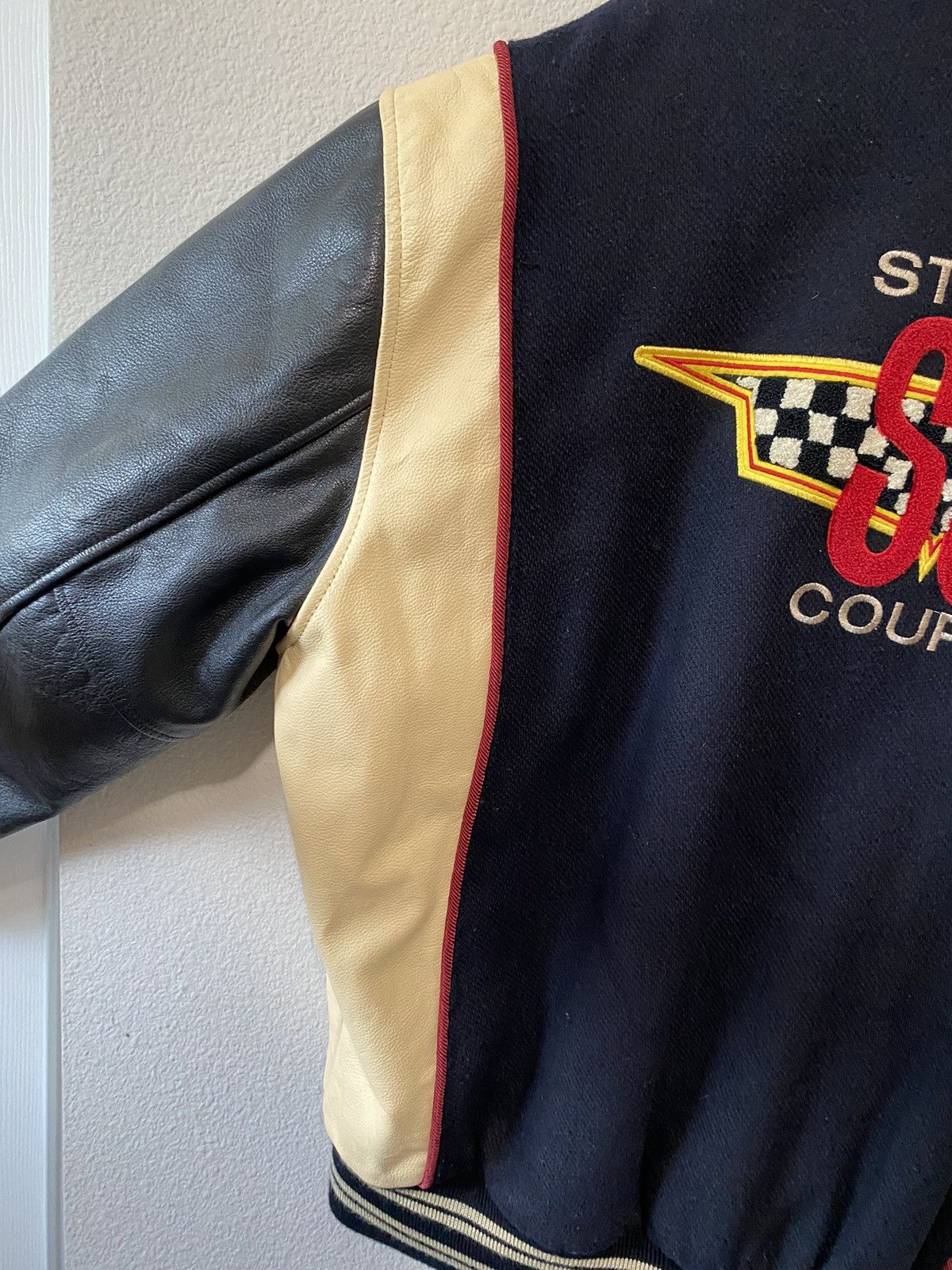 Stussy Vintage 1991 Stussy SS Coupe Varsity Jacket Hip hop Sz XL Size US XL / EU 56 / 4 - 7 Thumbnail