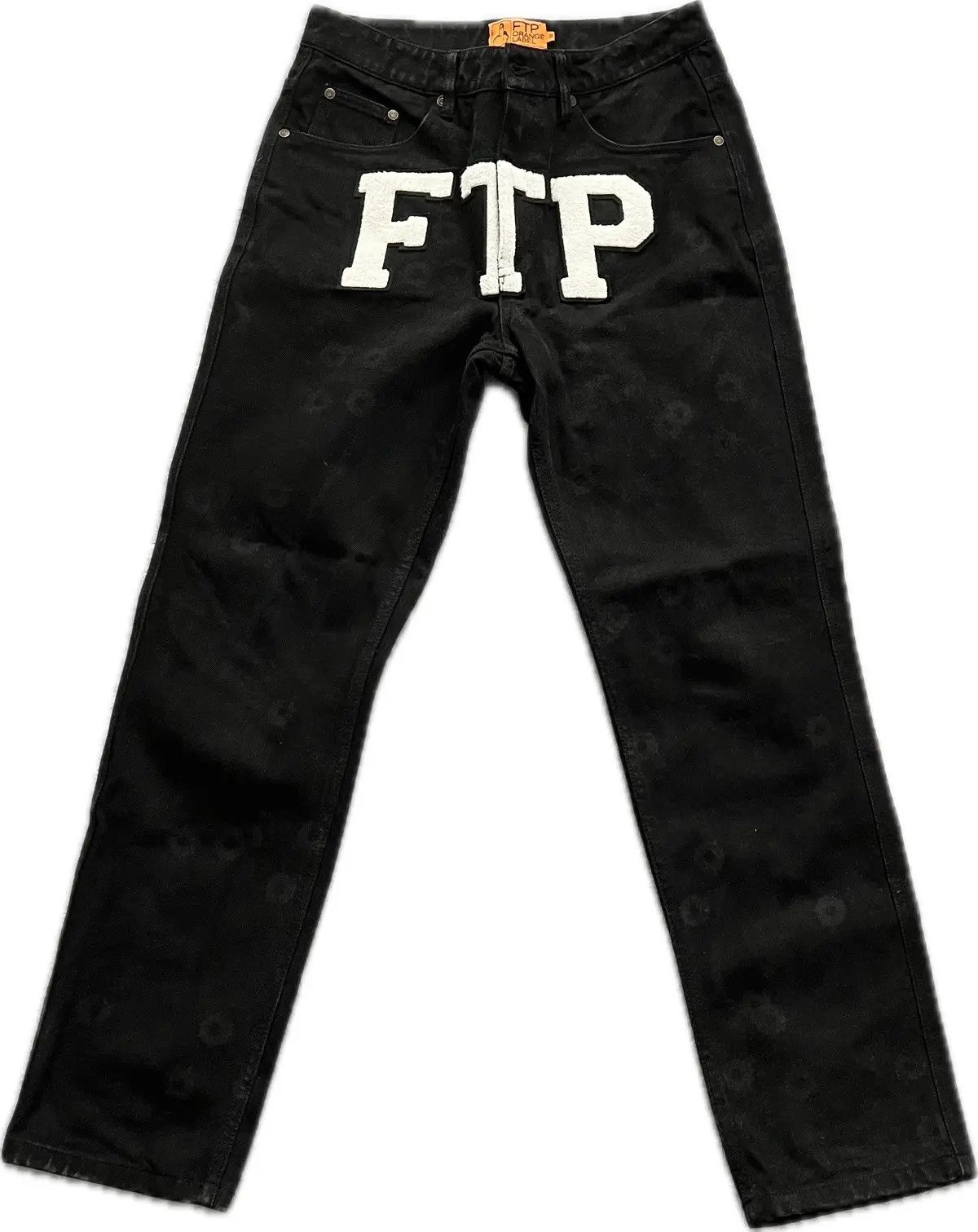 Fuck The Population FTP Bullet Holes Pants Size US 34 / EU 50 - 7 Thumbnail