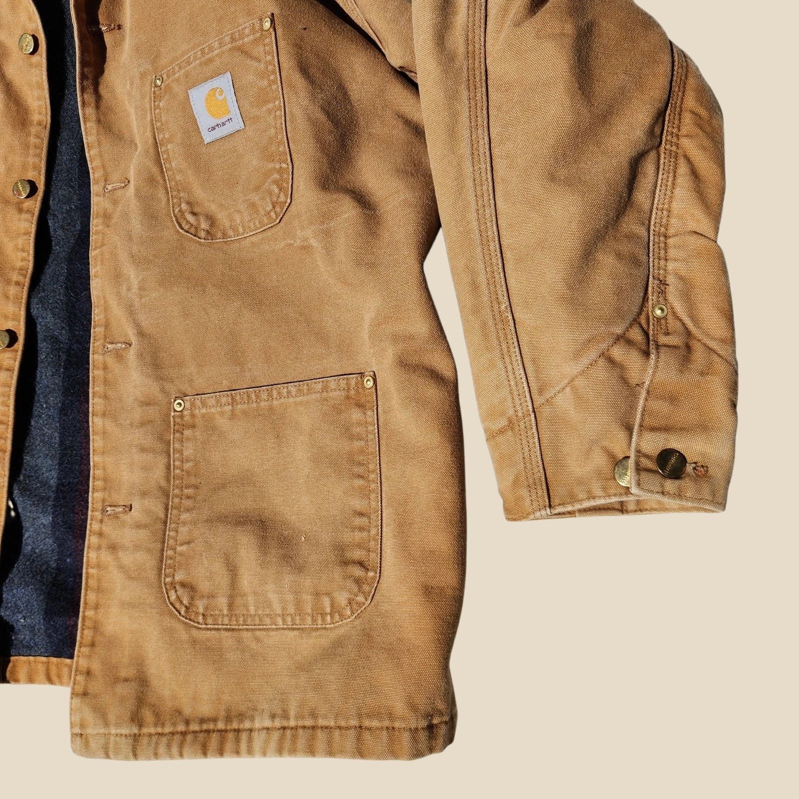 Carhartt Carhartt - C01 Chore Coat 2000s 48R Blanket Lined - USA made Size US XL / EU 56 / 4 - 6 Thumbnail