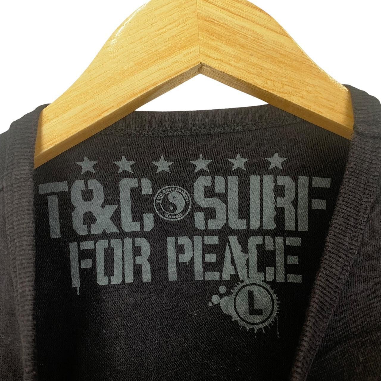 Vintage T&C SURF DESIGNS Town Country Love Sunshine Tee Shirt Size L / US 10 / IT 46 - 4 Thumbnail