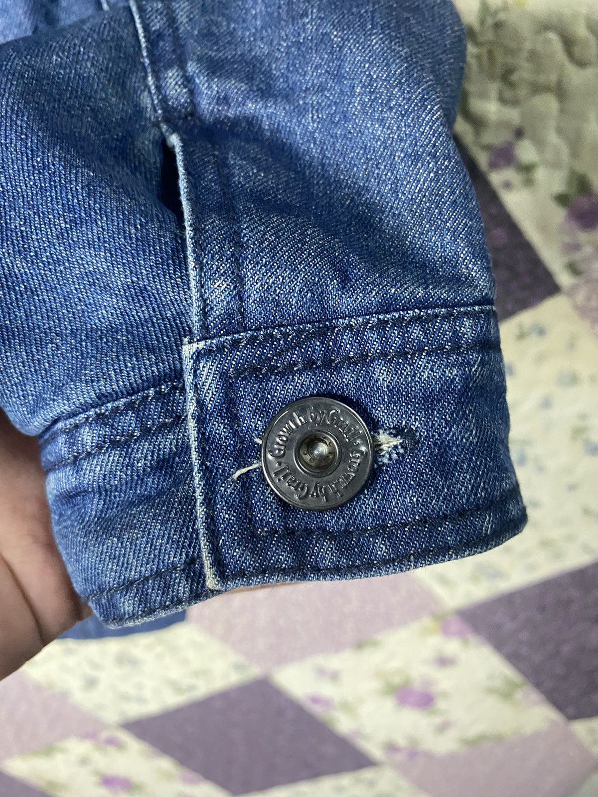 Japanese Brand Growth Of Grail Style Bule Denim Jacket Size US XL / EU 56 / 4 - 8 Thumbnail