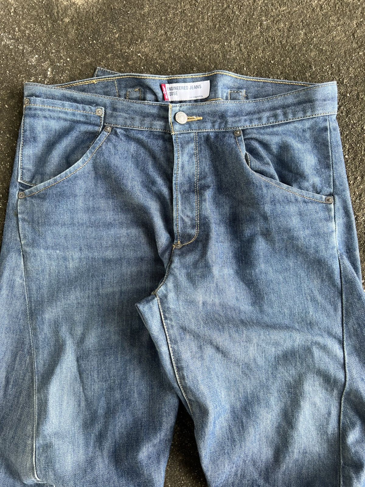 Levi's Vintage Clothing Vintage Levis Engineered Baggy Jeans Size US 32 / EU 48 - 4 Thumbnail