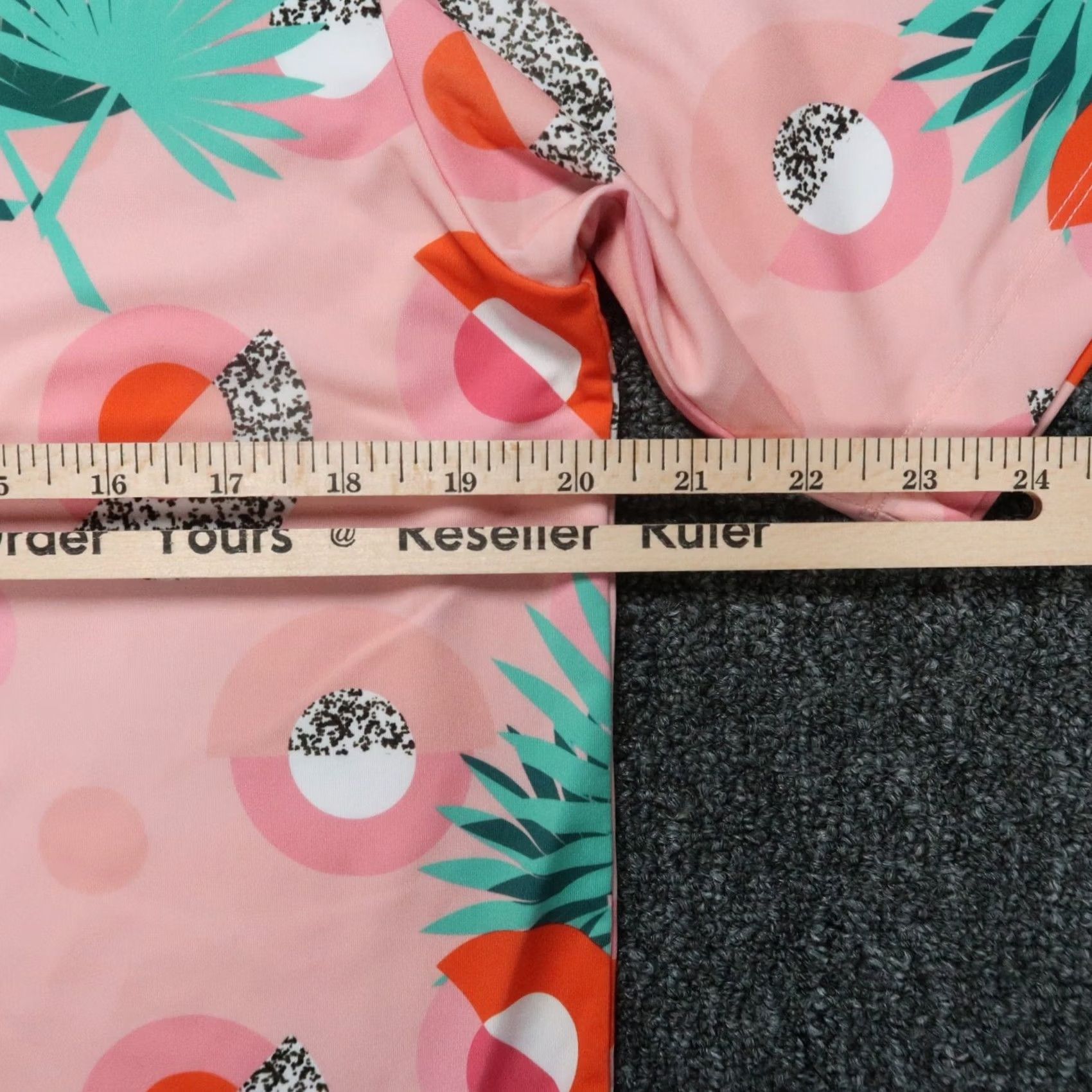 Vintage Bad Birdie Shirt Mens Medium Pink Abstract Floral Performance Polo Size US M / EU 48-50 / 2 - 7 Thumbnail