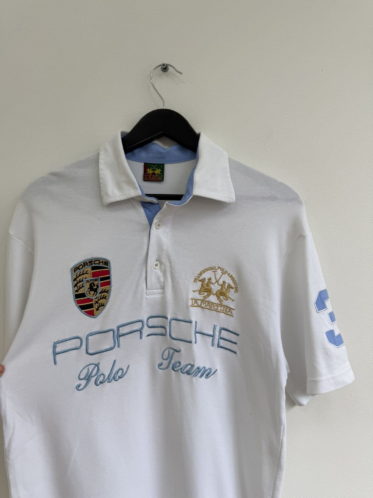 La Martina × Porsche Design La Martina Porsche Polo Team Y2K Hype Size US M / EU 48-50 / 2 - 3 Thumbnail