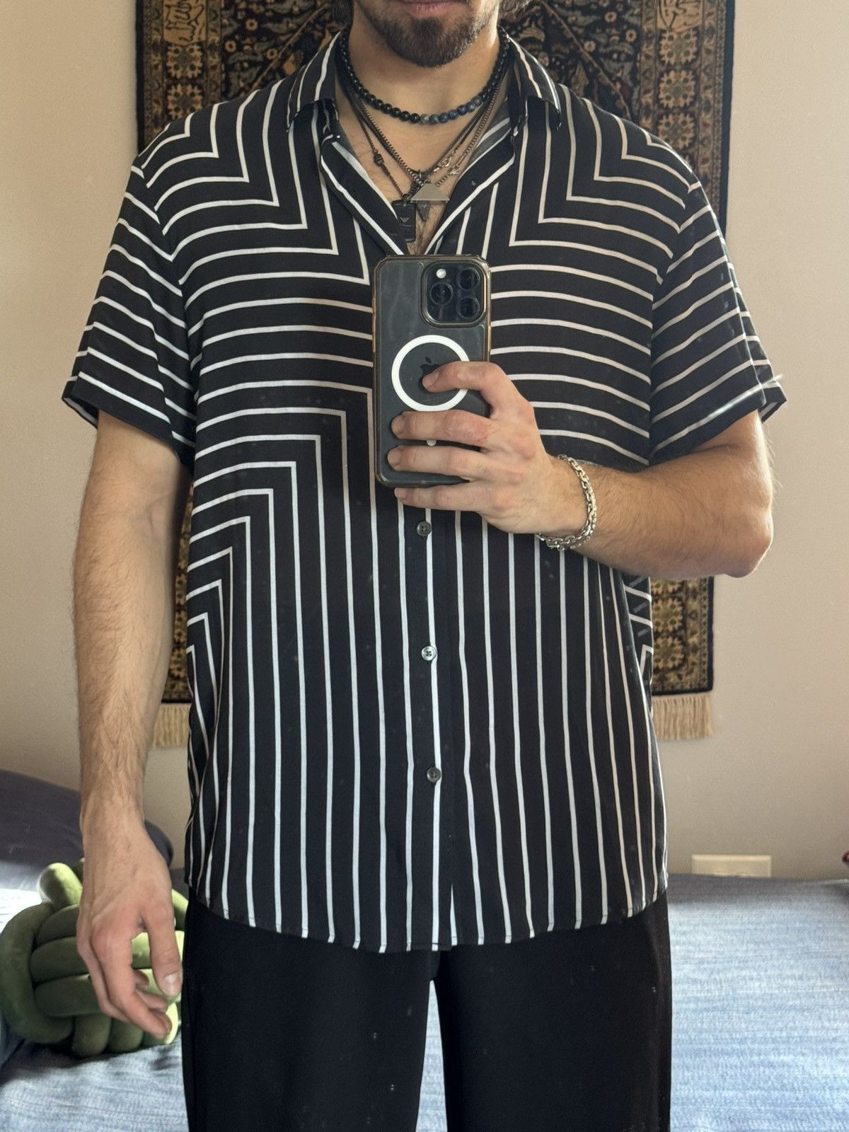 Emporio Armani Emporio Armani striped shirt Size US M / EU 48-50 / 2 - 5 Thumbnail