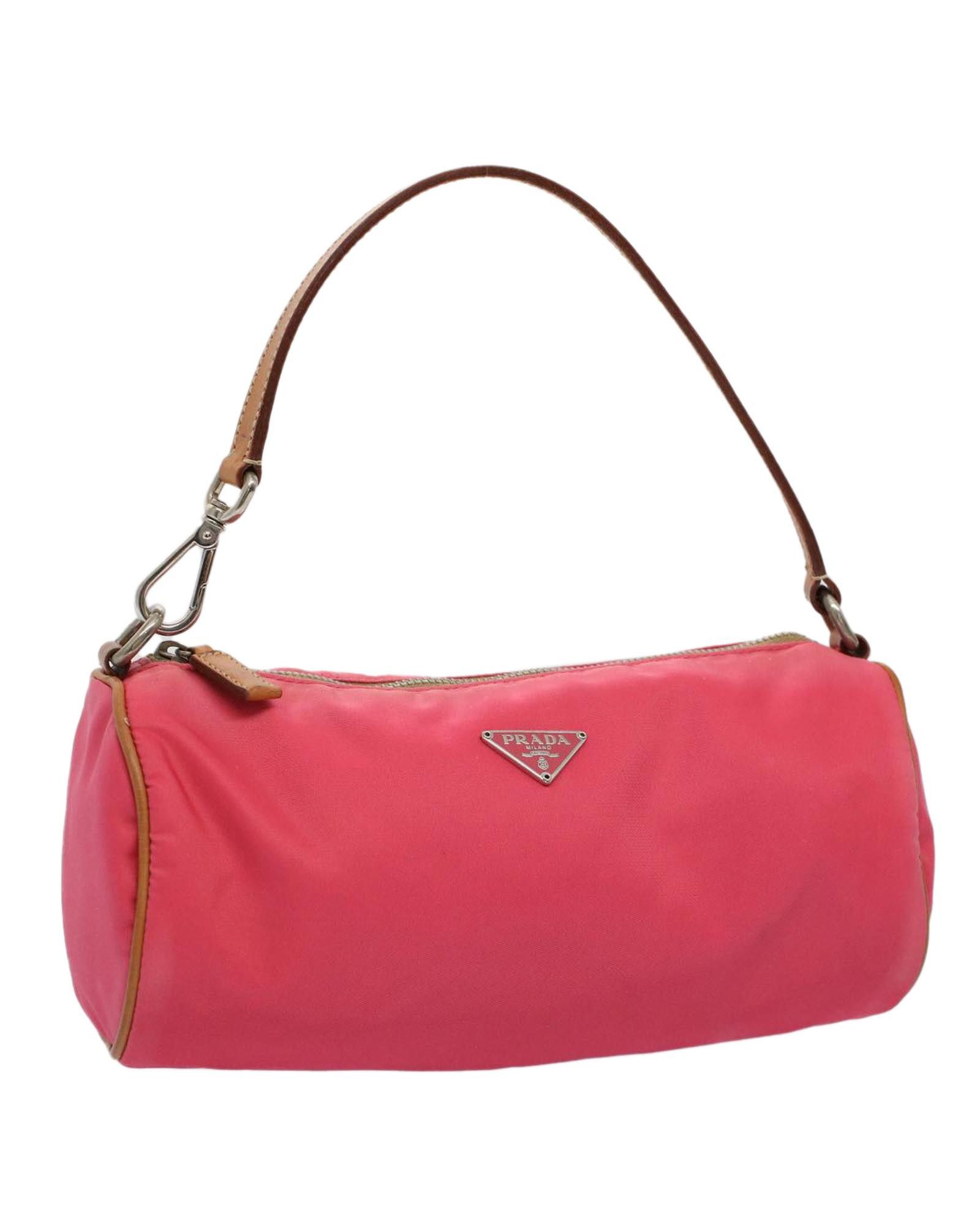 image of Prada Pink Synthetic Luxury Bag, Women's