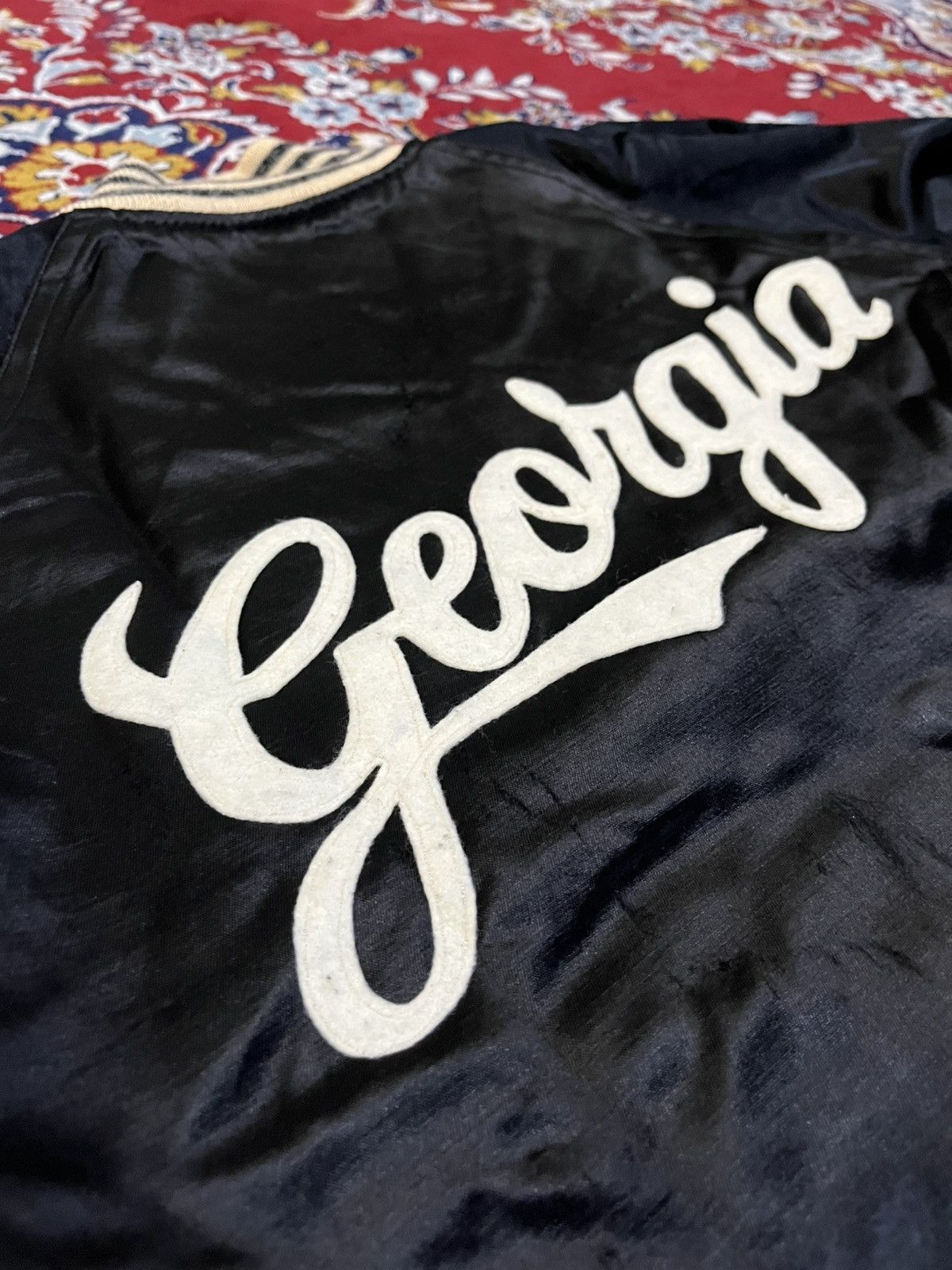 Sugar Cane × Toyo Enterprises Georgia Varsity Satin by sugar cane co Size US S / EU 44-46 / 1 - 3 Thumbnail