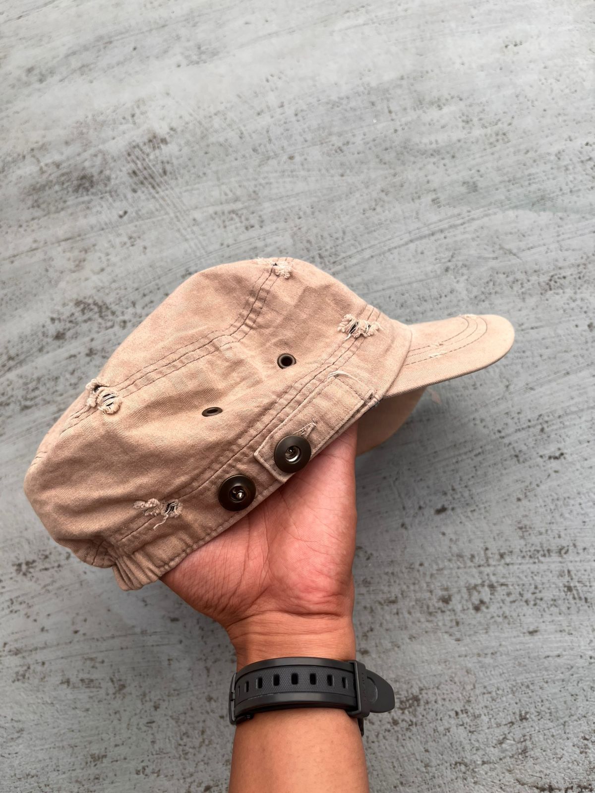 14th Addiction Unbrand Distressed Studed Cadet Hat LGB Ifsix Size ONE SIZE - 3 Thumbnail