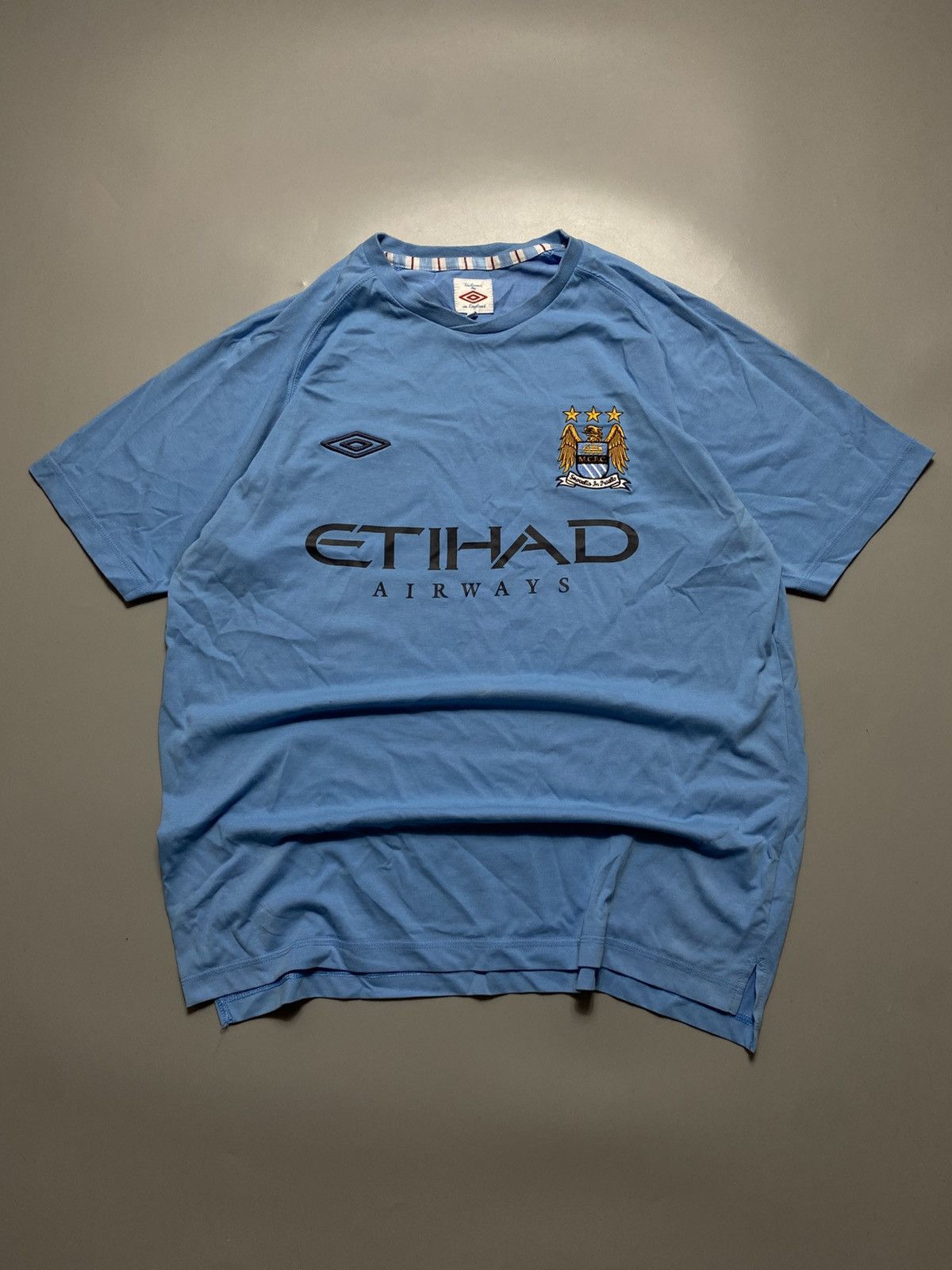 Umbro Umbro Manchester City vintage soccer jersey Size US XL / EU 56 / 4 - 1 Thumbnail