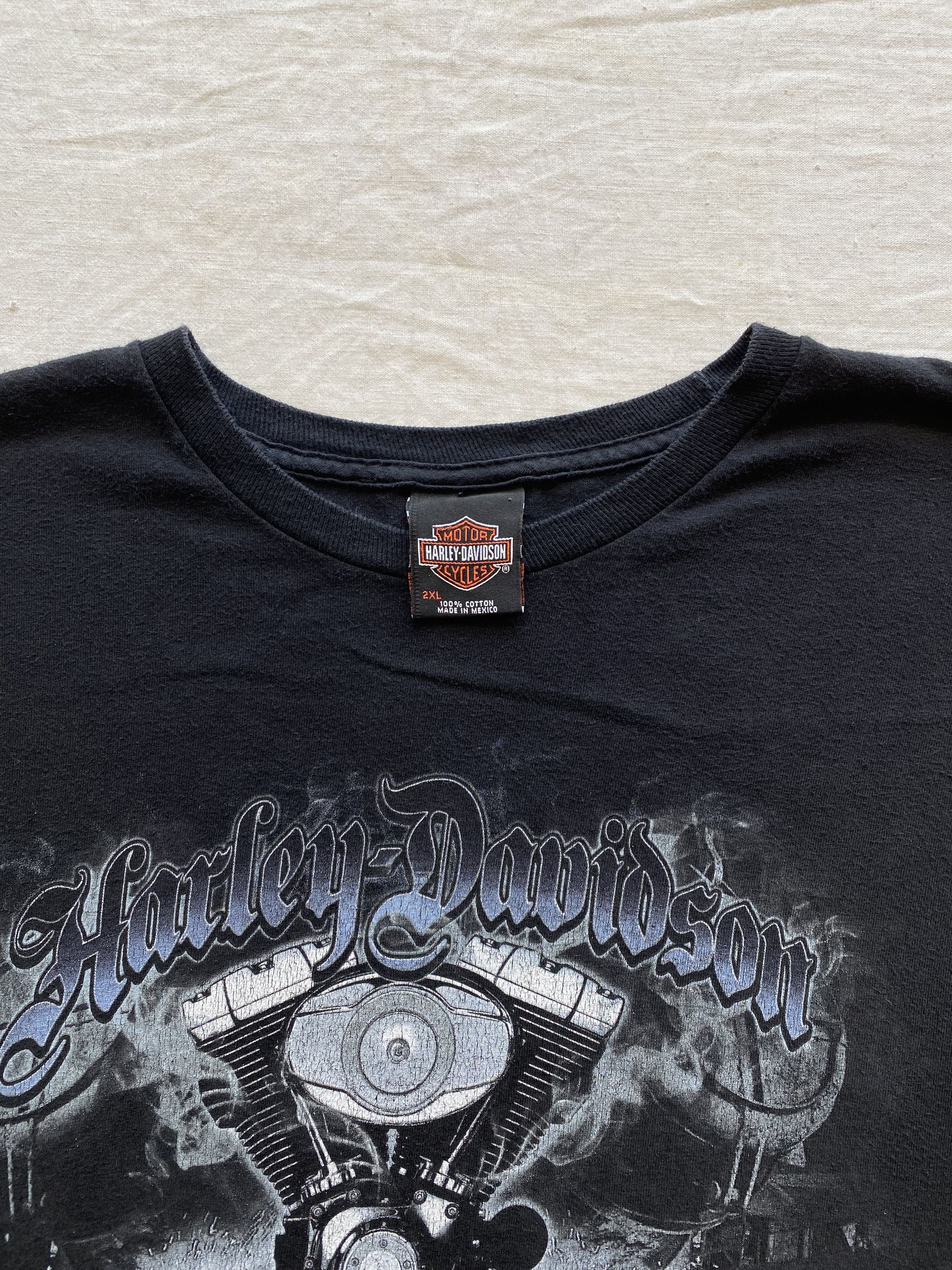 Harley Davidson Harley Davidson Vintage 2012 Tucson Arizona Faded T-shirt Size US XXL / EU 58 / 5 - 3 Thumbnail